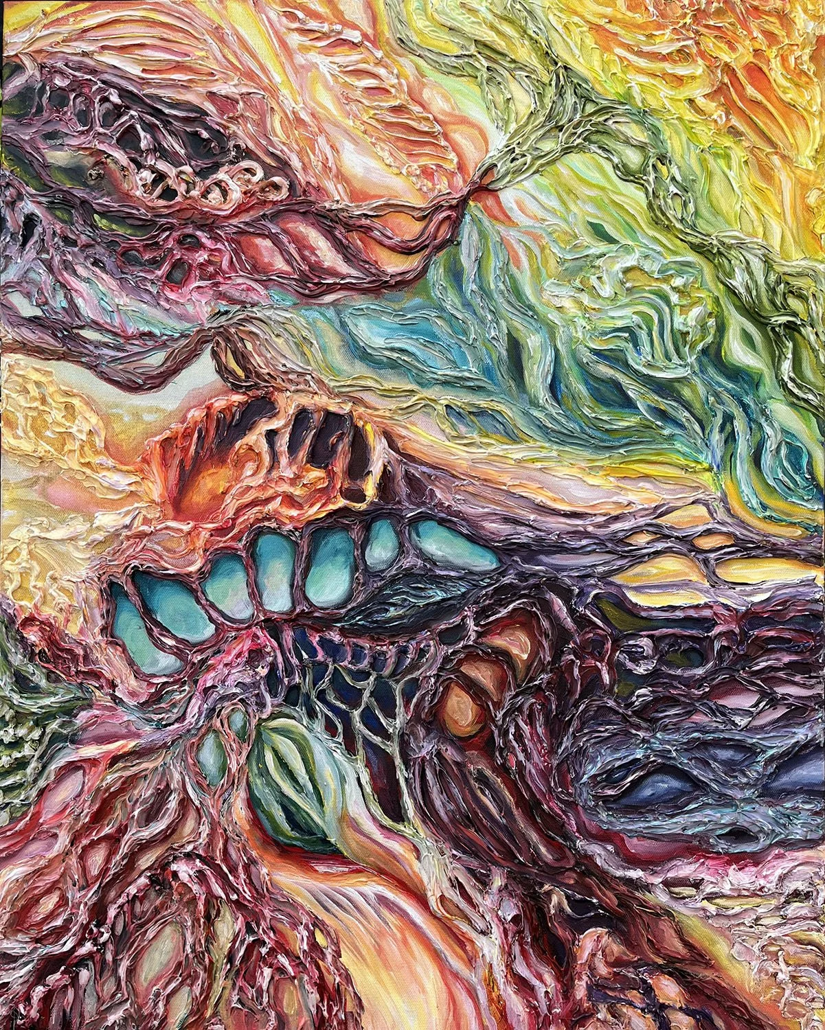 Memory, Acrylic, 26" x 30", 2023