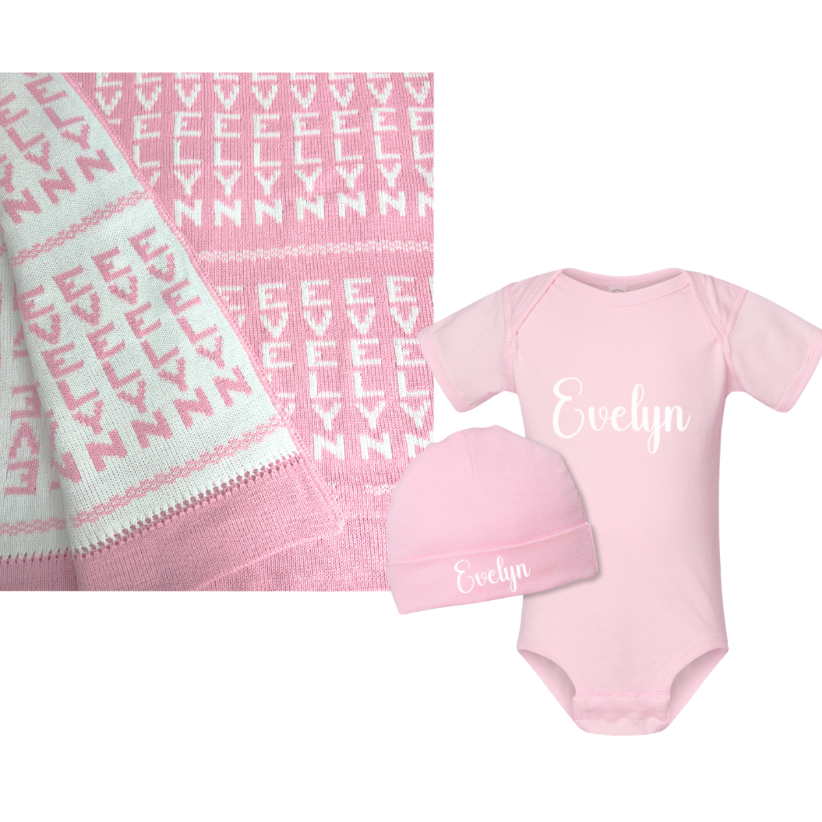 The Blanket Lady Baby Girl Personalized Gift Set.png
