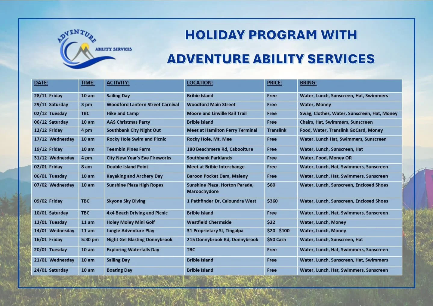 Holiday Program