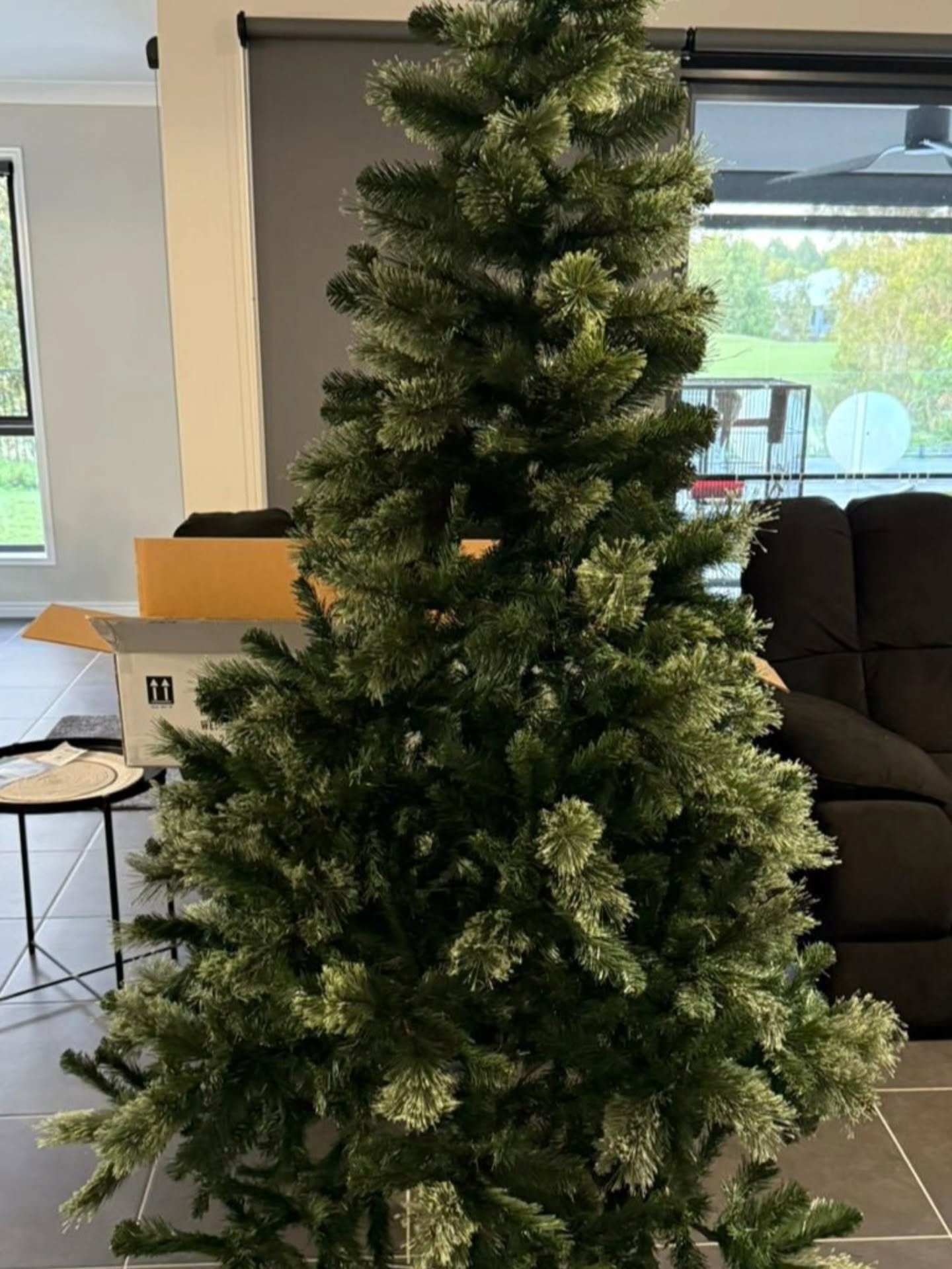 The men are getting ready for Christmas