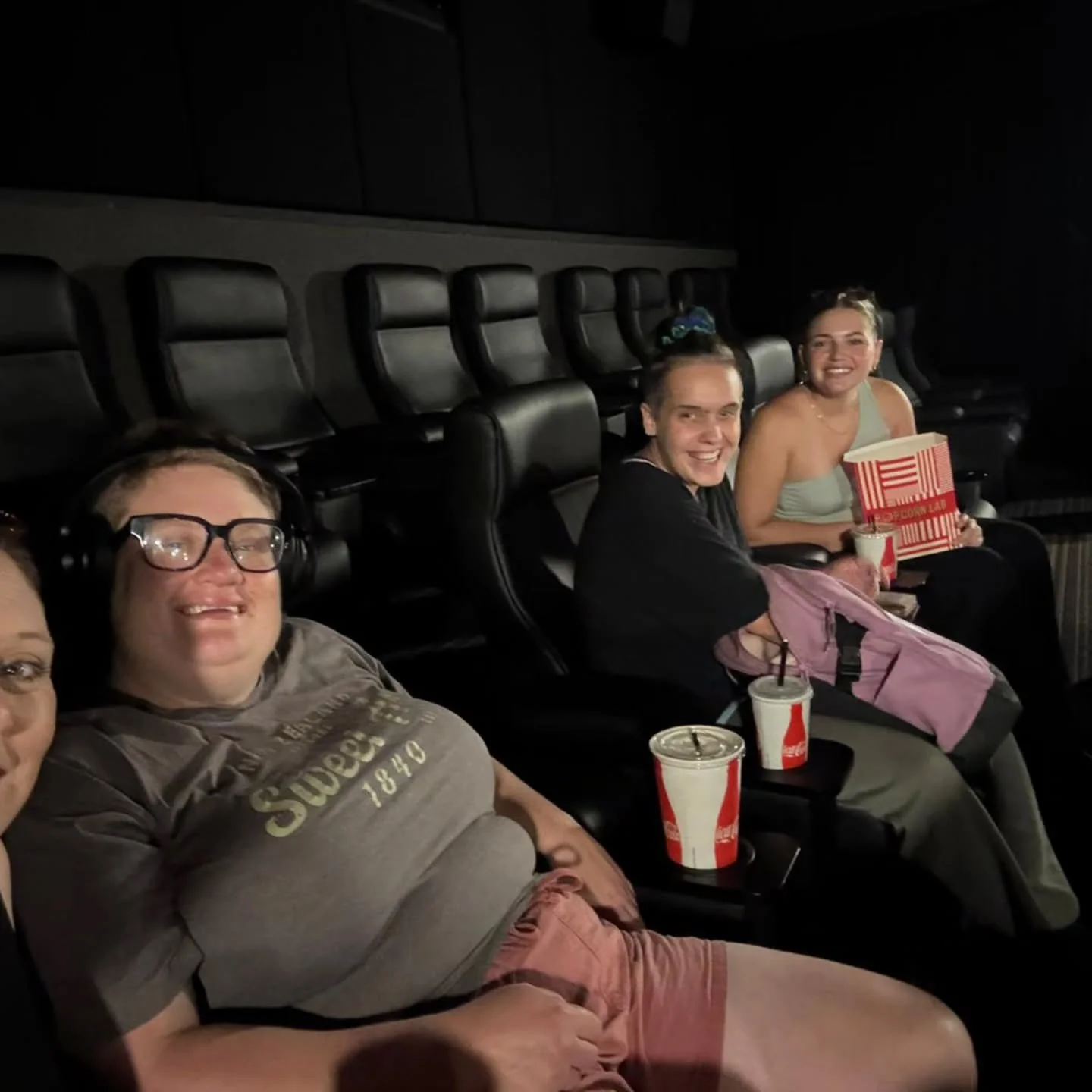 Movie time with friends