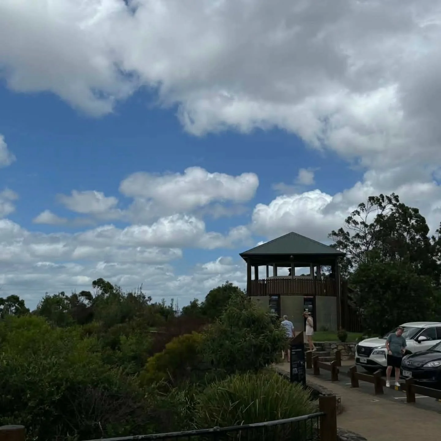 Chloe A explores Glasshouse Mountains with Clarice