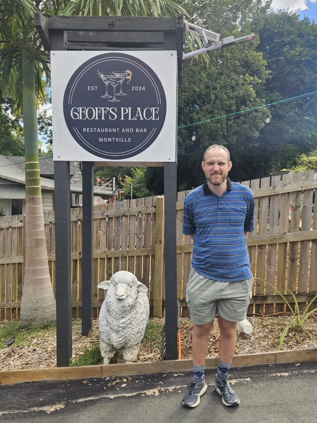 Geoff found his place