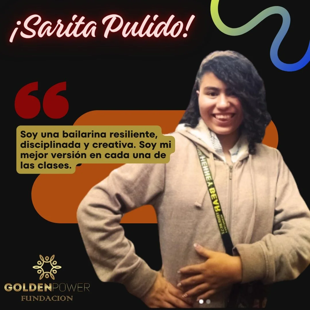 Conoce a Sarita Pulido, quien ha descubierto su voz interior a trav&eacute;s del movimiento. &iexcl;T&uacute; tambi&eacute;n puedes brillar! ✨

#yeswearegolden #work #mujeres #power #dance #oncegoldenforevergolden #technique #empoderamientofemenino #