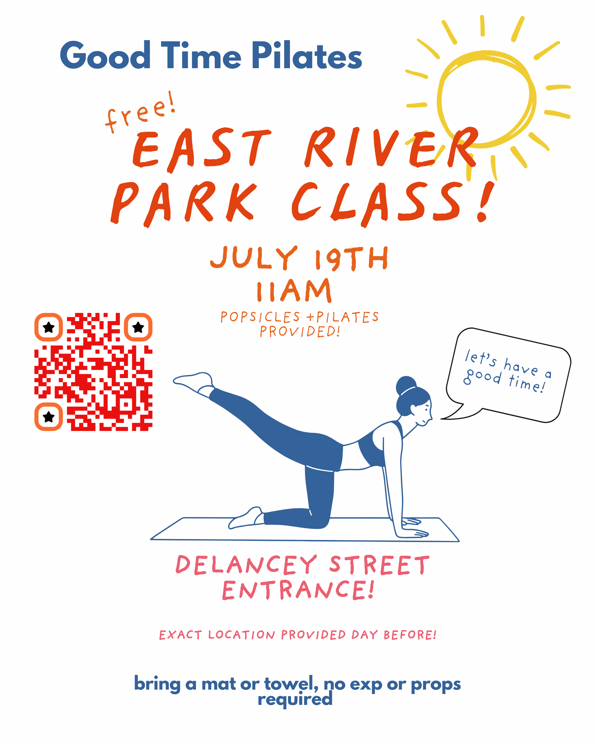EAST RIVER PARK CLASS