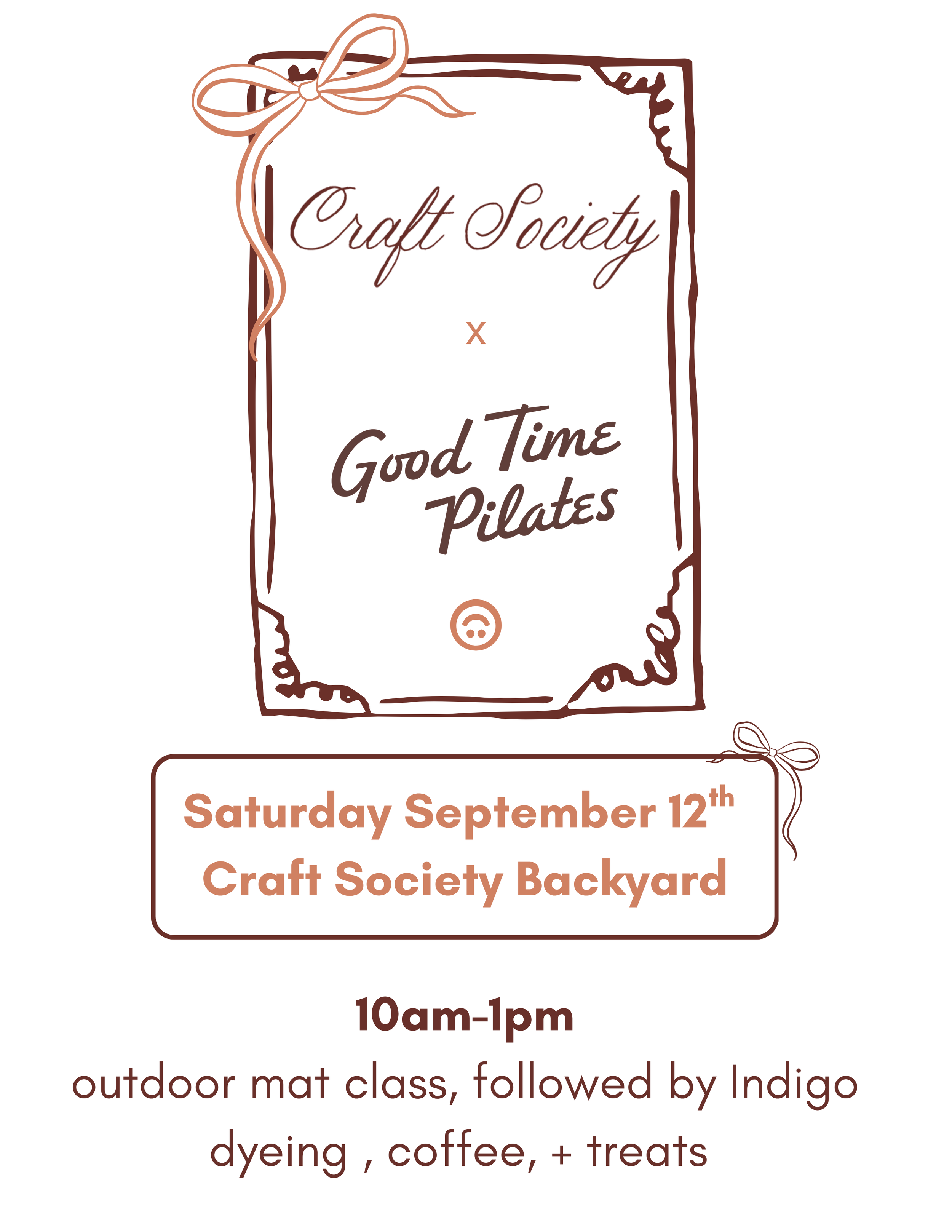 Craft Society x Good Time Pilates 