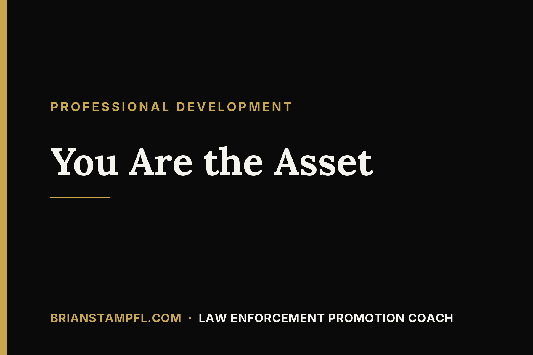 You Are the Asset