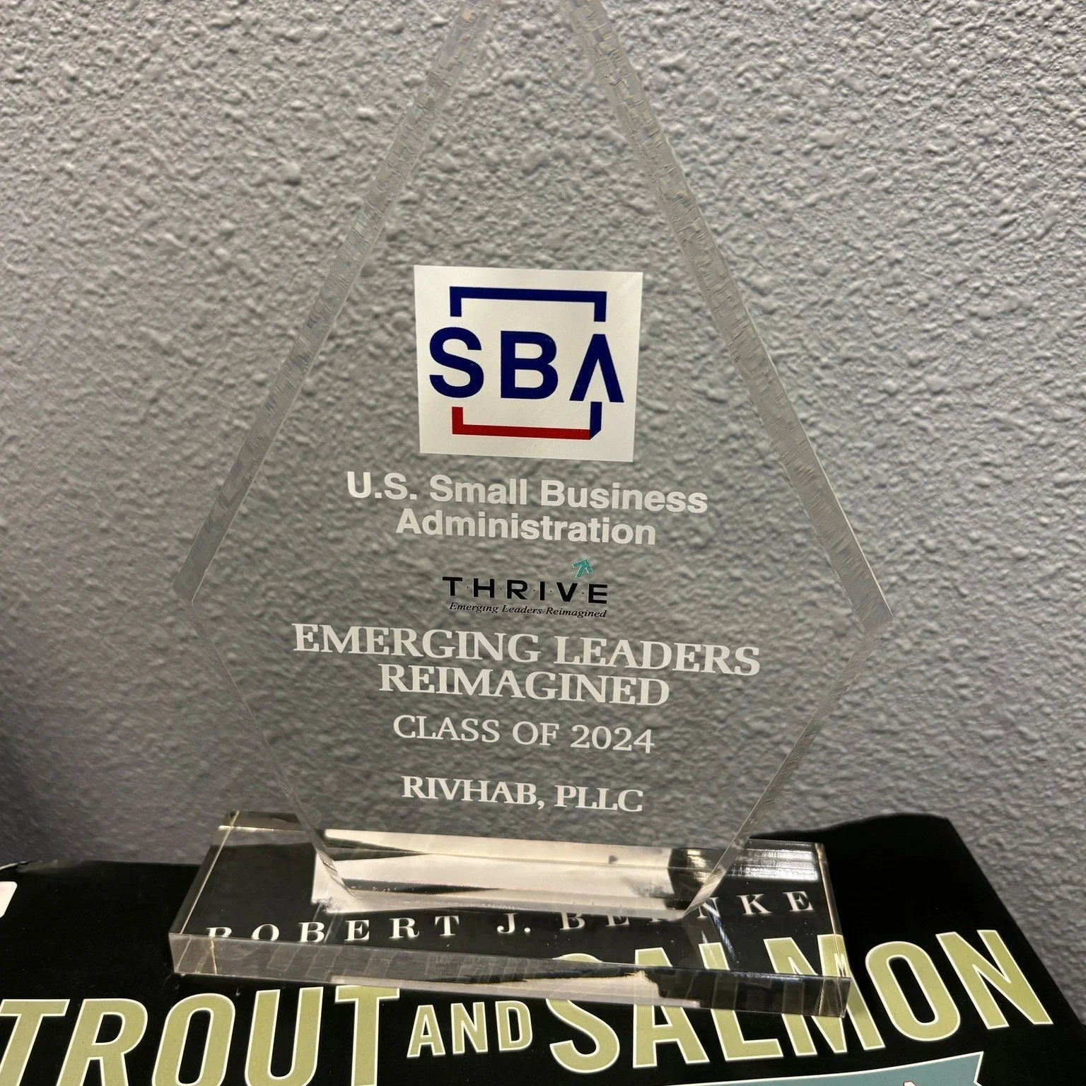 Always striving to improve - Jeanne McFall (our founder) recently completed the challenging US Small Business Administration&rsquo;s executive leadership training program. 

This SBA Thrive award marks the culmination of 8 months of prestigious leade