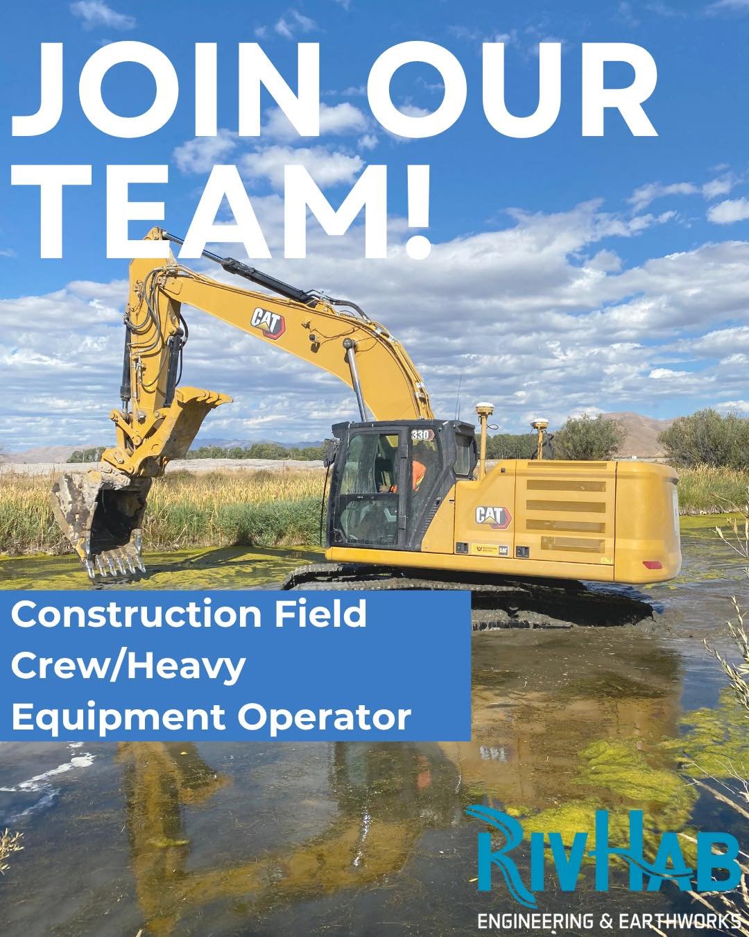 Are you ready to build your career with RIVHAB? We&rsquo;re looking for a motivated, hands-on team player to join our construction team!

At RIVHAB, you&rsquo;ll:�🚜 Work outdoors across the PNW on exciting, meaningful projects�🤝 Collaborate with a 