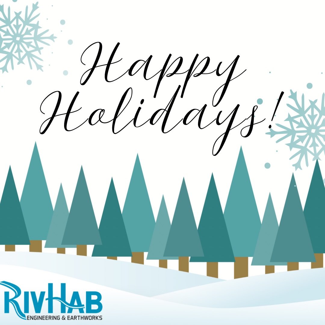 Happy Holidays from the RIVHAB team! We hope everyone has a safe and joyful holiday with their families. We&rsquo;ll be back in the office Monday, Dec. 29. 🎄🎁❄️☃️