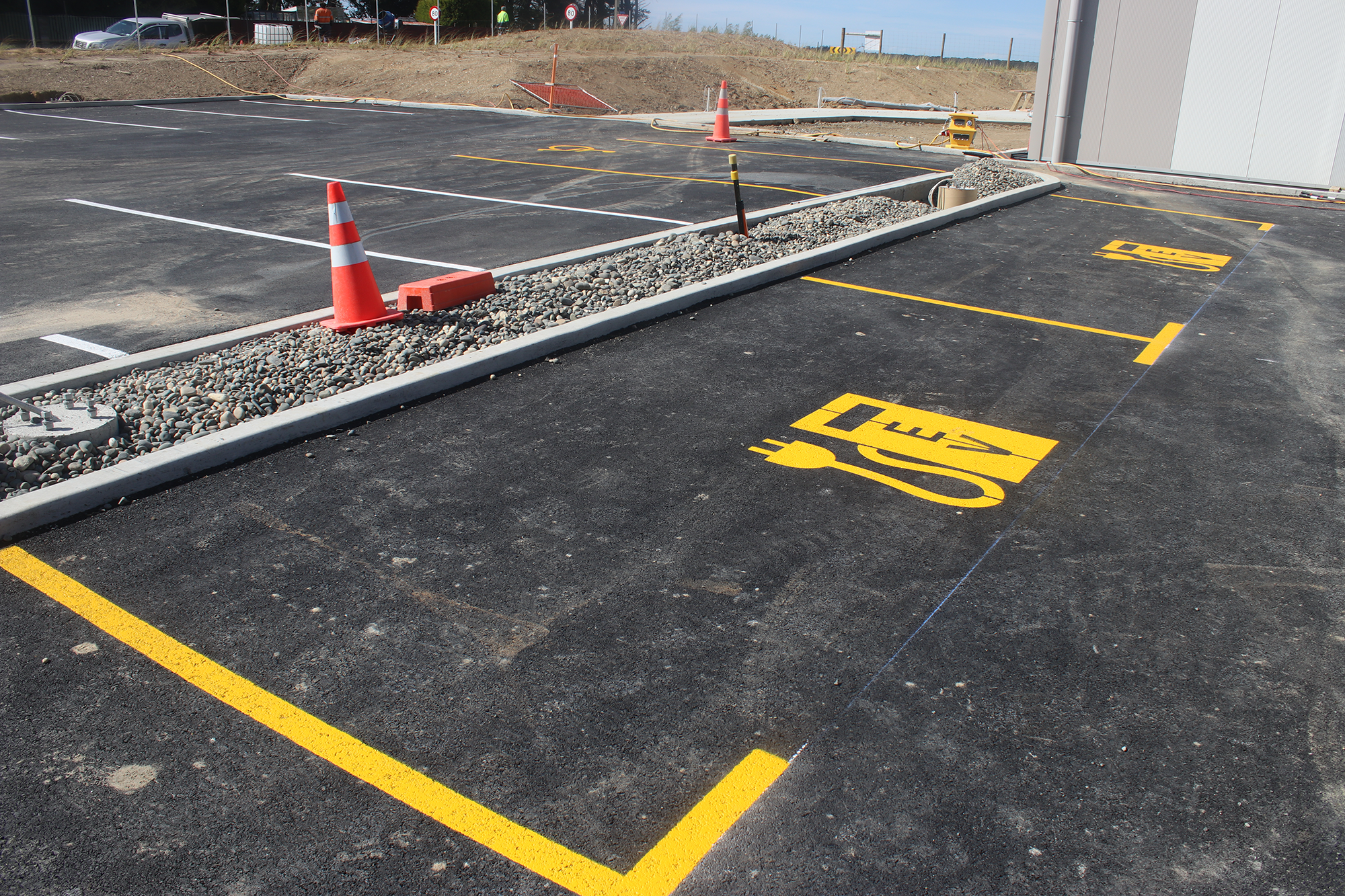 Electric and hybrid vehicles will be able to charge at the Tisbury Collection Storage Facility