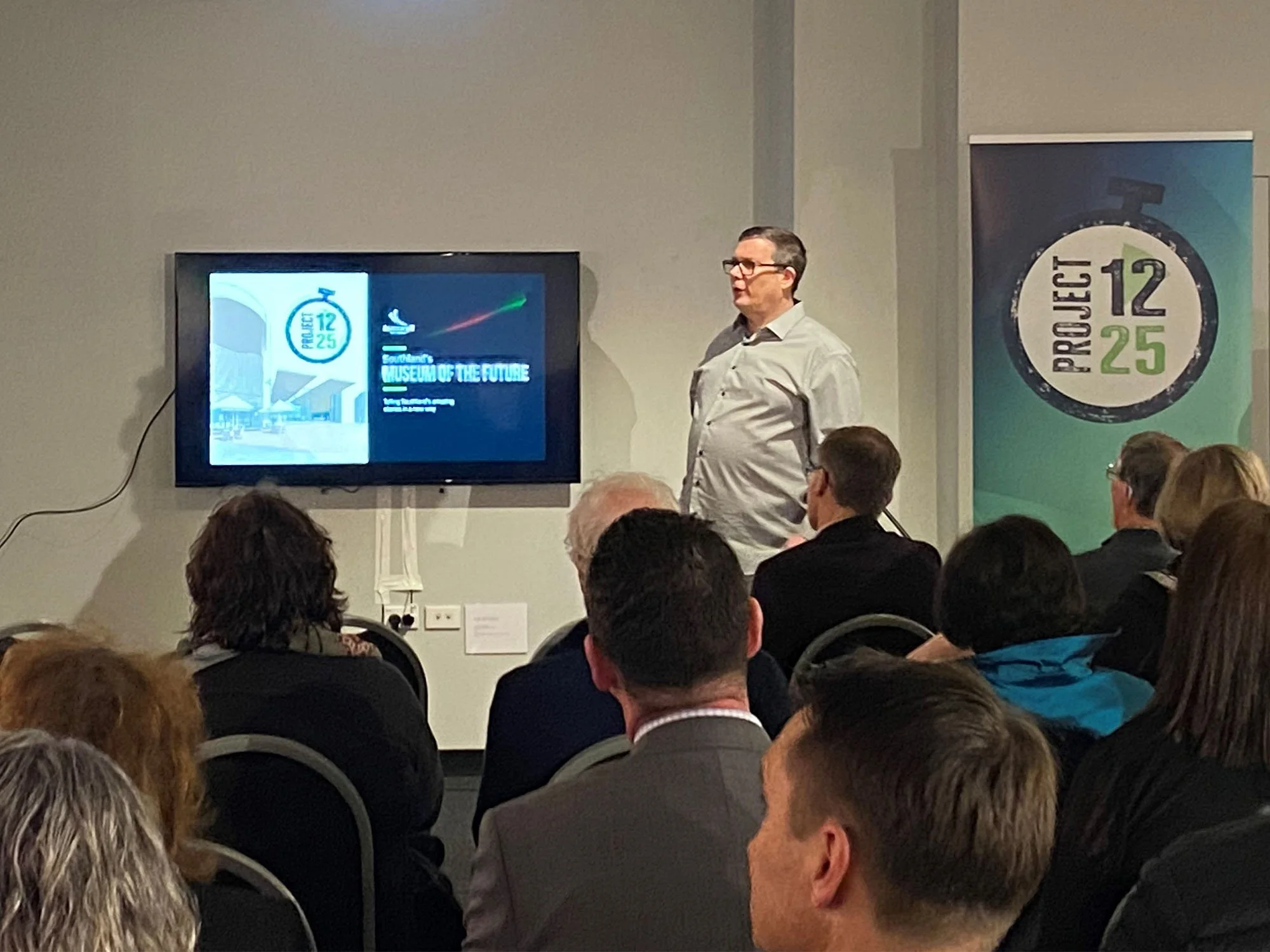 Following on from the unveiling of the museum concept designs last week, the Project 1225 team held a stakeholders event to give a more detailed look at the designs and answer any questions the guests had.