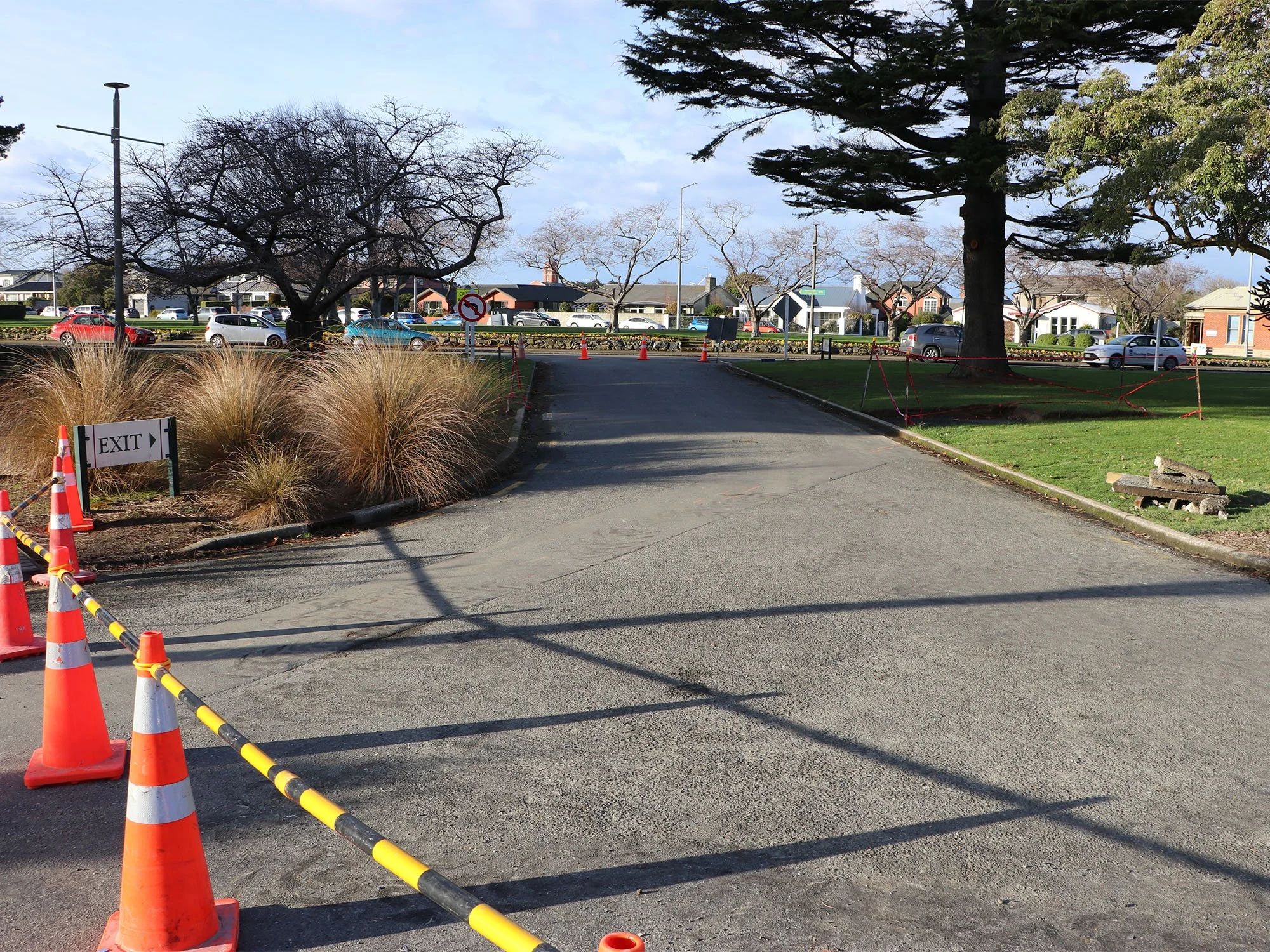 The area around the museum has now been blocked off in preparation for work to begin.