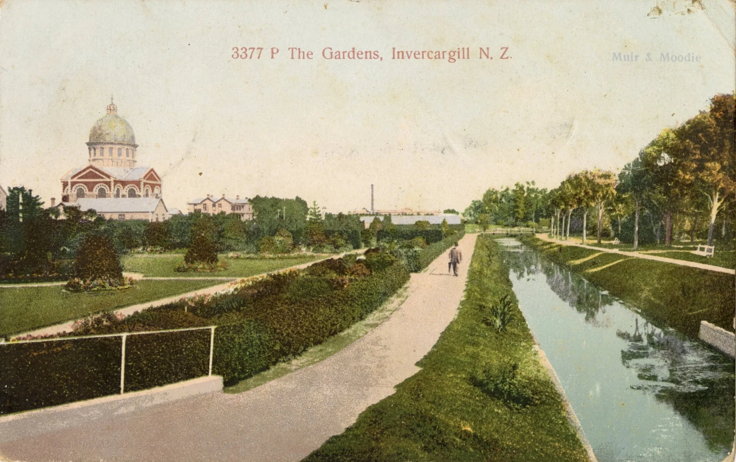 Postcard, Botanical Gardens and Basilica