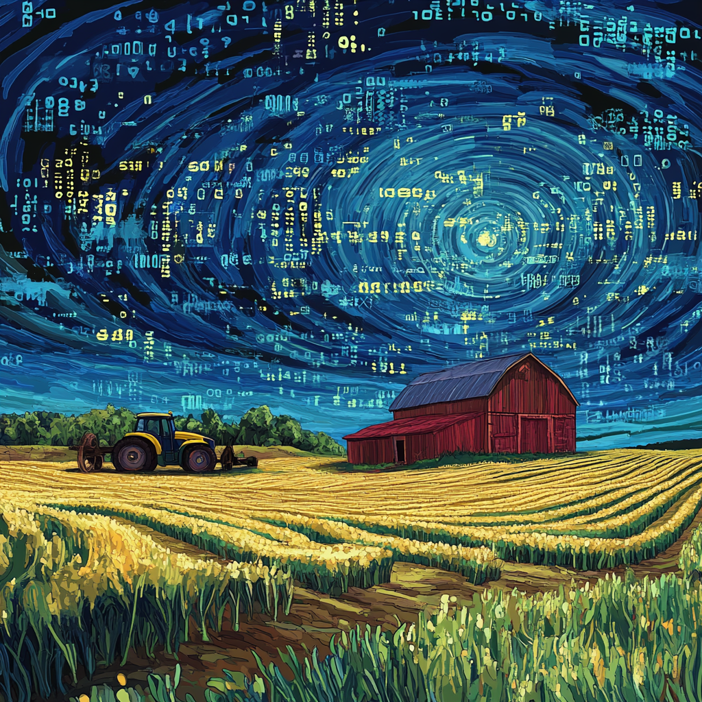 yourmomsquats_a_van_gogh_inspired_farm_field_with_a_barn_and_tr_b3e179ea-001e-4adb-b2ac-f135a985b4e1.png