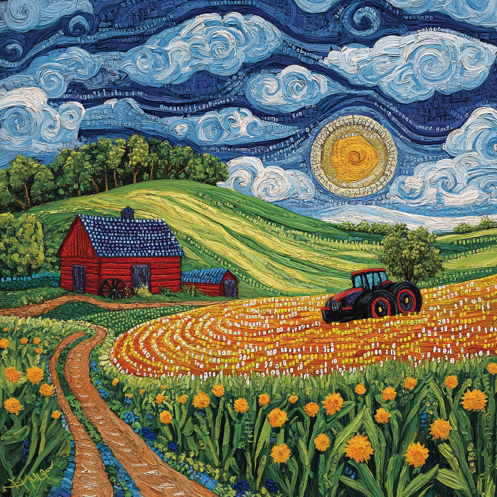 yourmomsquats_a_van_gogh_inspired_farm_field_with_a_barn_and_tr_9f317bcb-c923-46d7-bceb-897e290dd21d.png