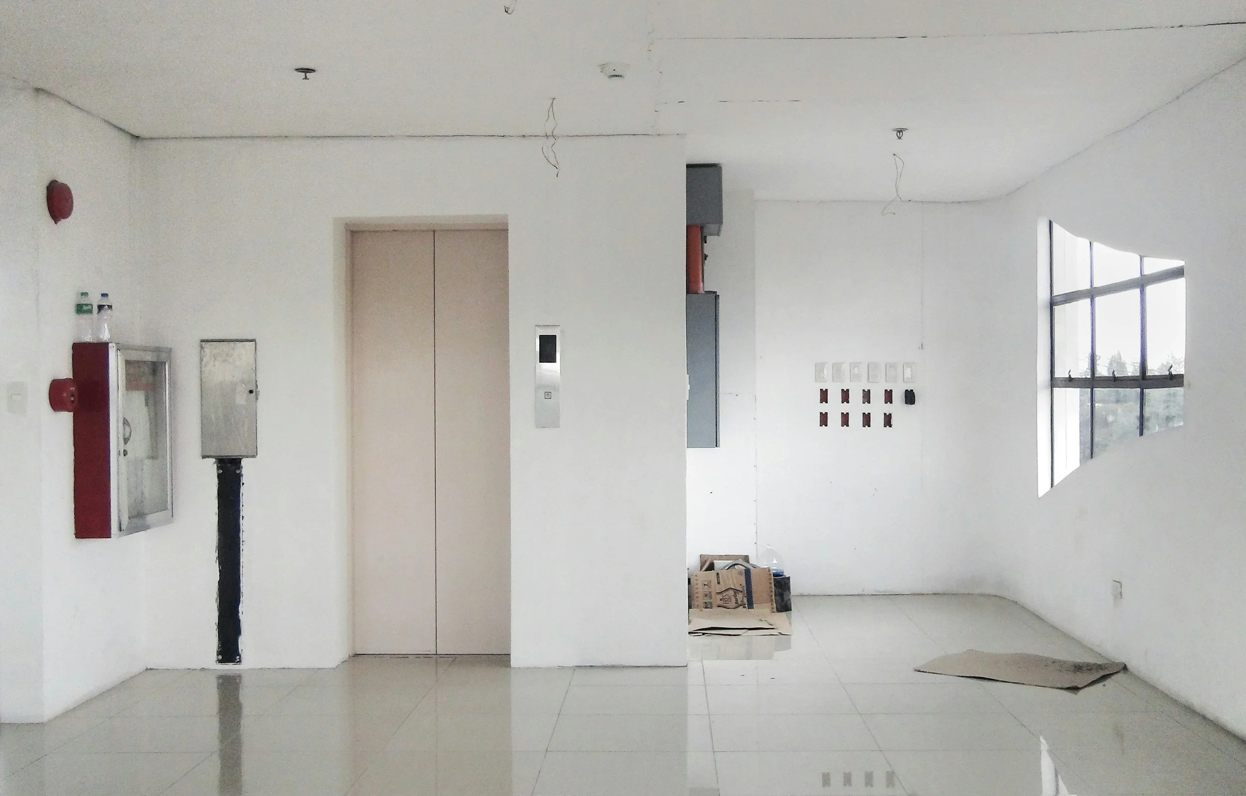 Elevator in an apartment building