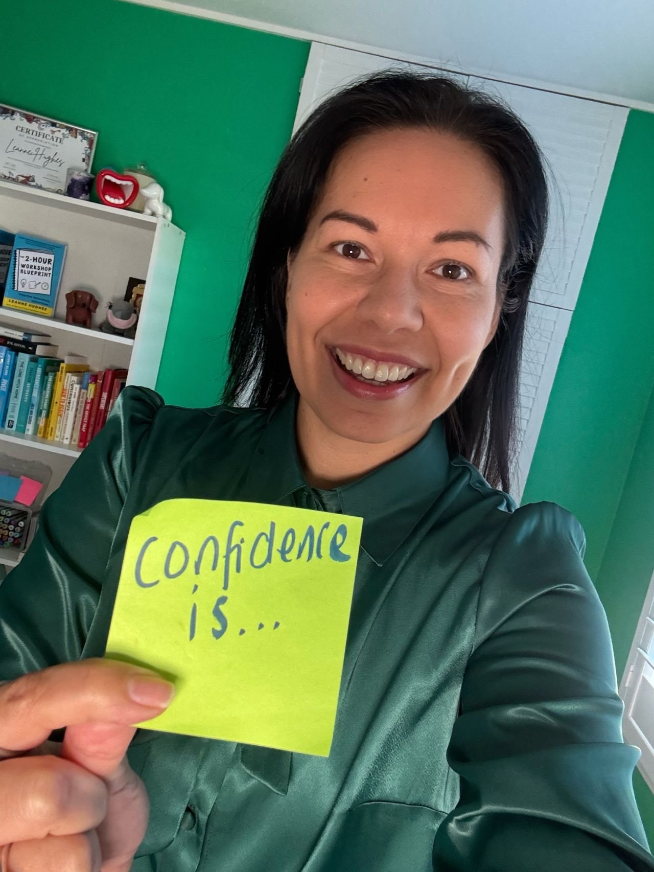 Completing the Sentence: Confidence Is…