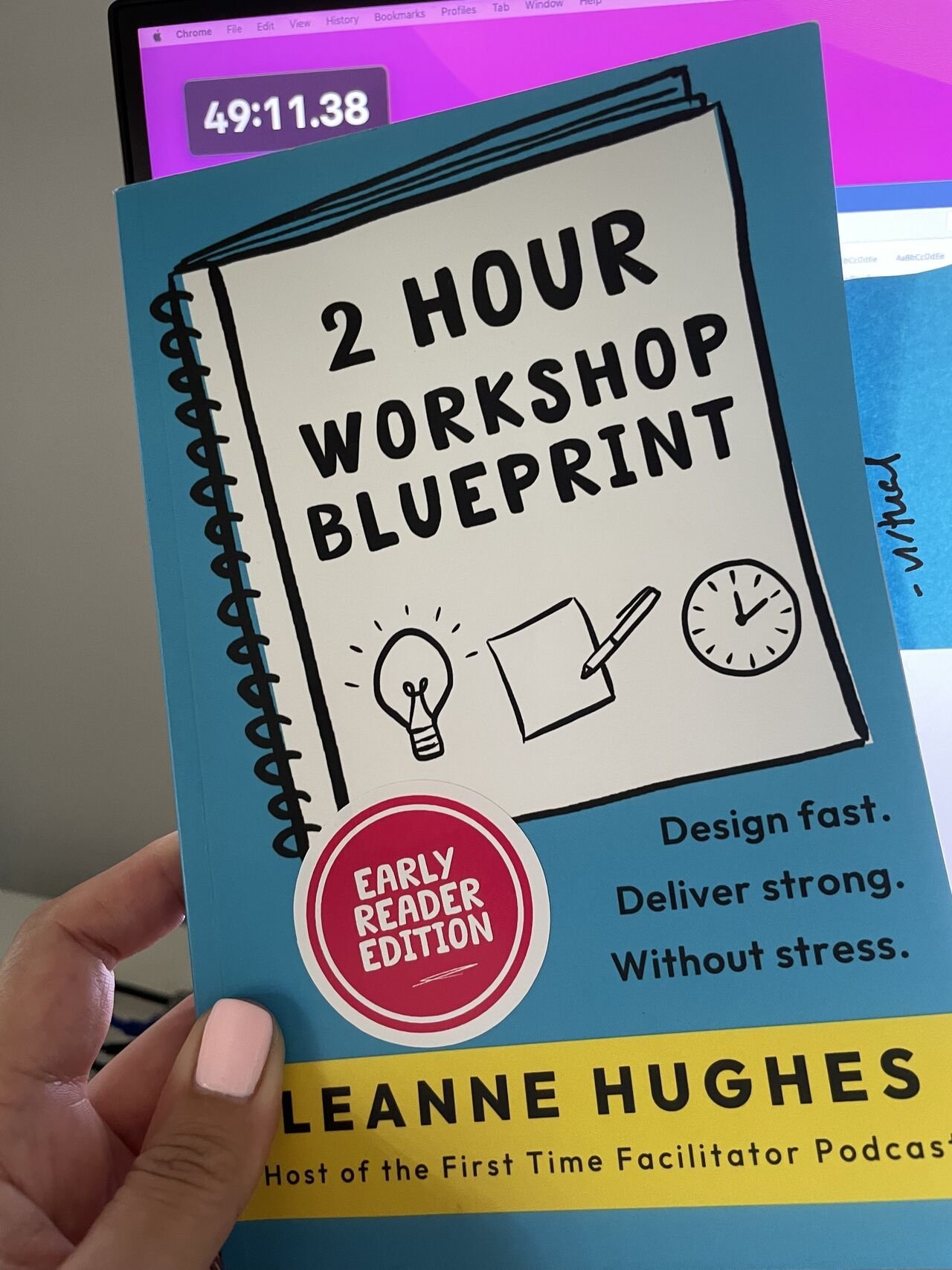 Creative ways to launch my book, The 2-Hour Workshop Blueprint.