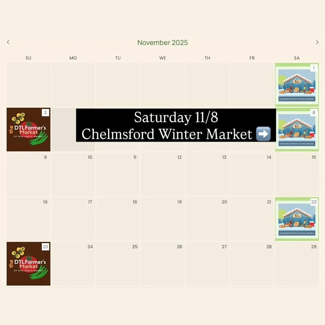 November market schedule ⬆️⬇️

Make sure to come see me before thanksgiving to stock up on crackers for your meals, and as always you can check my website for the updated menu &amp; shipping/pickup options
