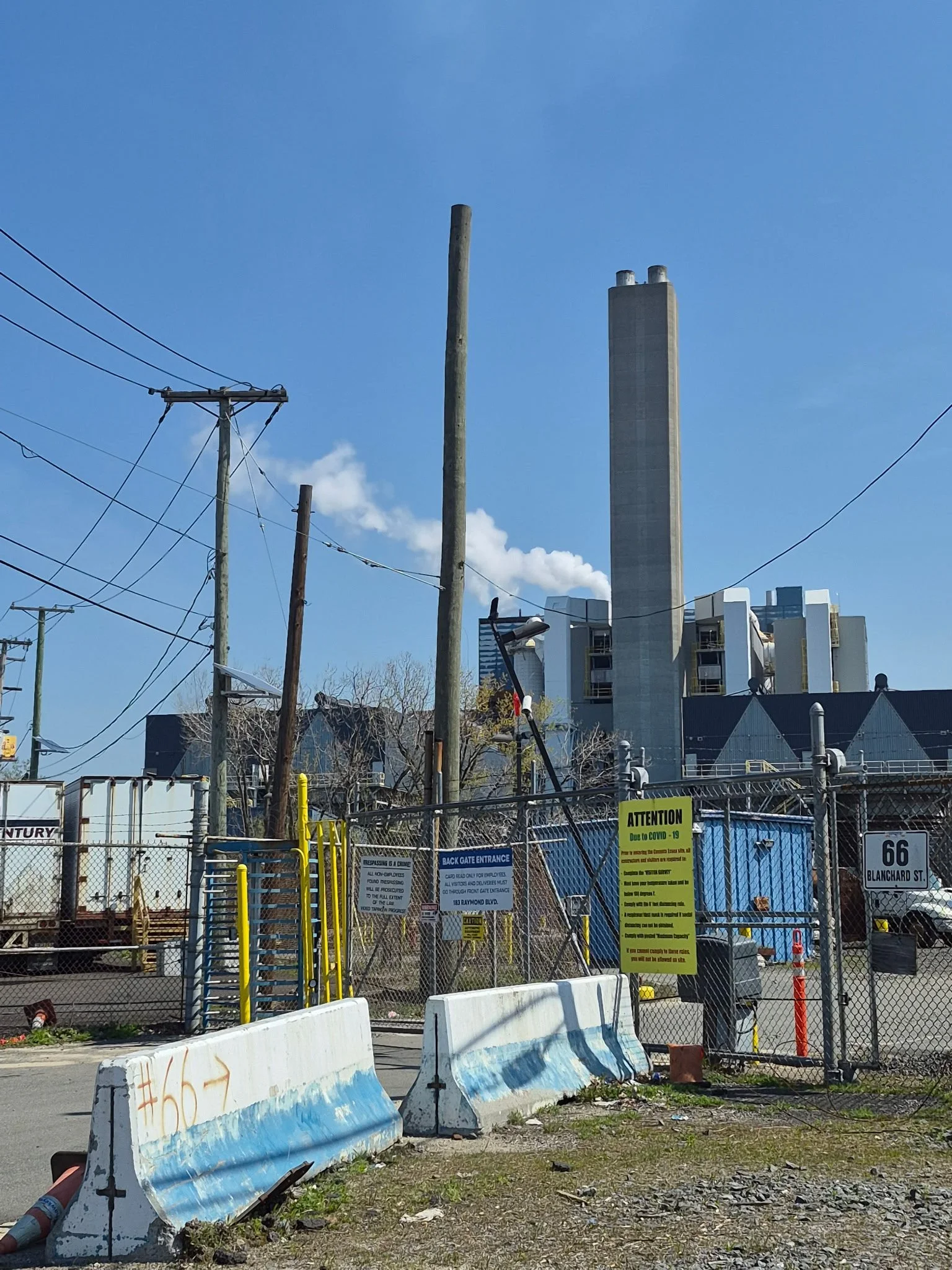 Reworld Incinerator in Newark, NJ