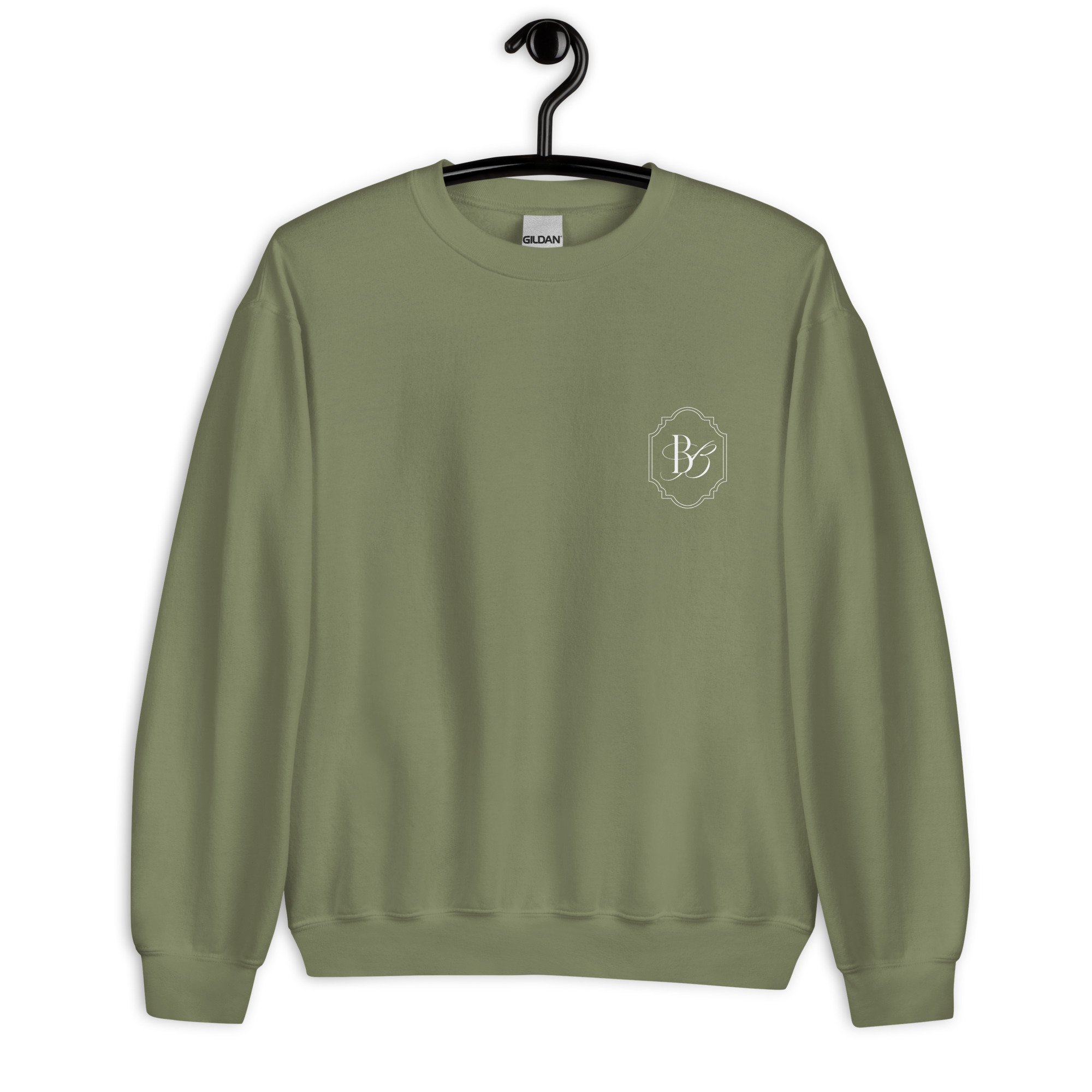 unisex-crew-neck-sweatshirt-military-green-front-6744fb7fa804e.jpg