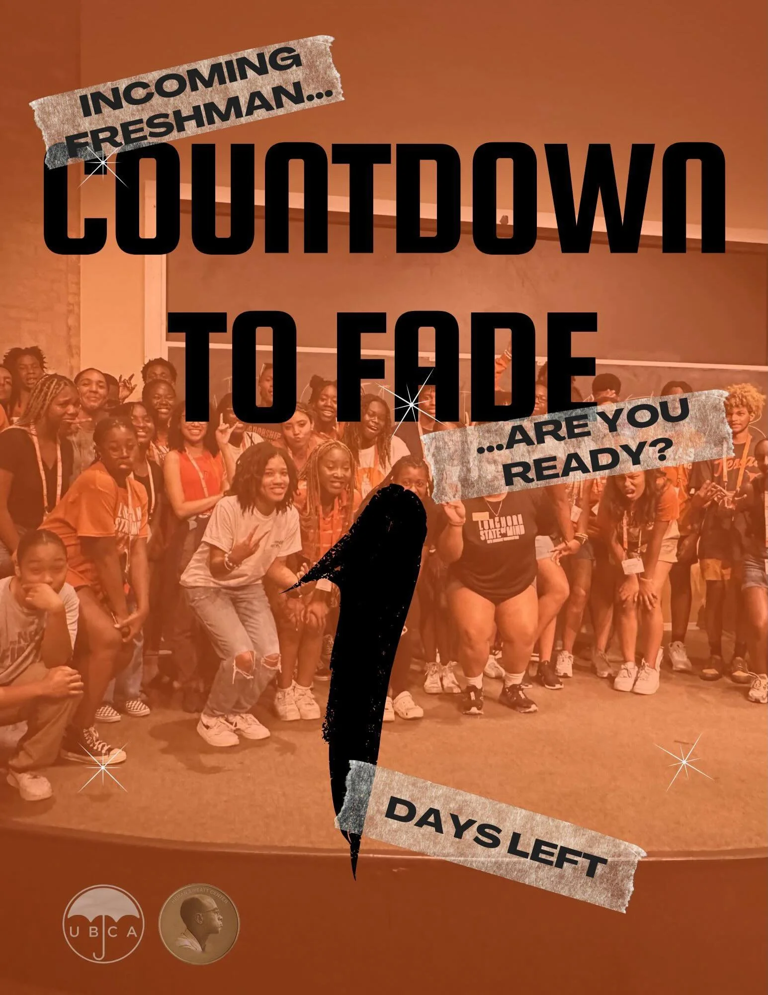 THE COUNTDOWN IS OFFICIALLY AT 1 DAY! ⏳🚨

Incoming freshmen, the wait is almost over! Tomorrow night, we kick off FADE 2026, and we cannot wait to welcome the Class of 2030! Whether you&rsquo;re looking to meet new people, get familiar with the camp