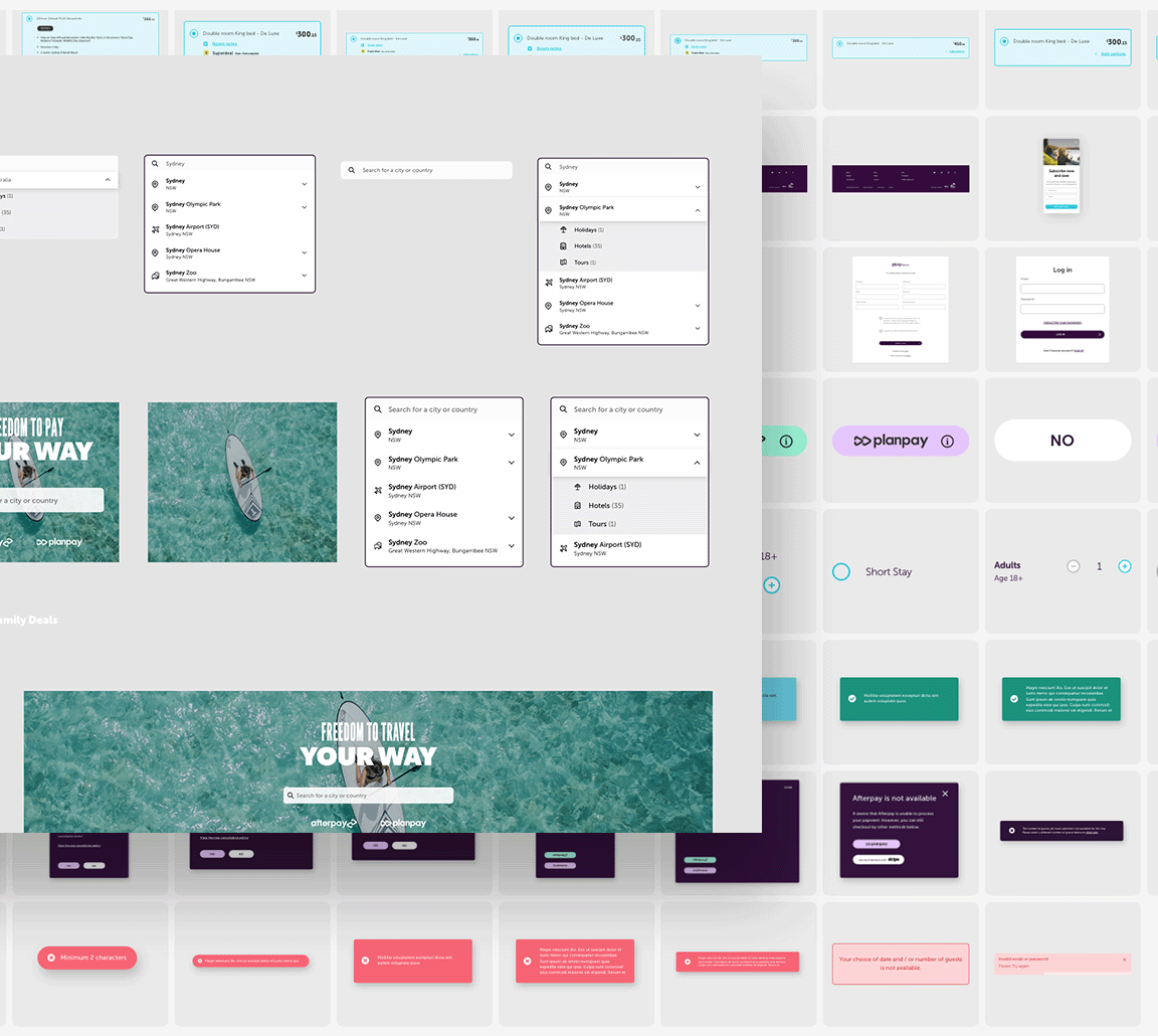 layout of design system