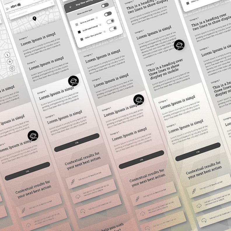 image of many mobile designs
