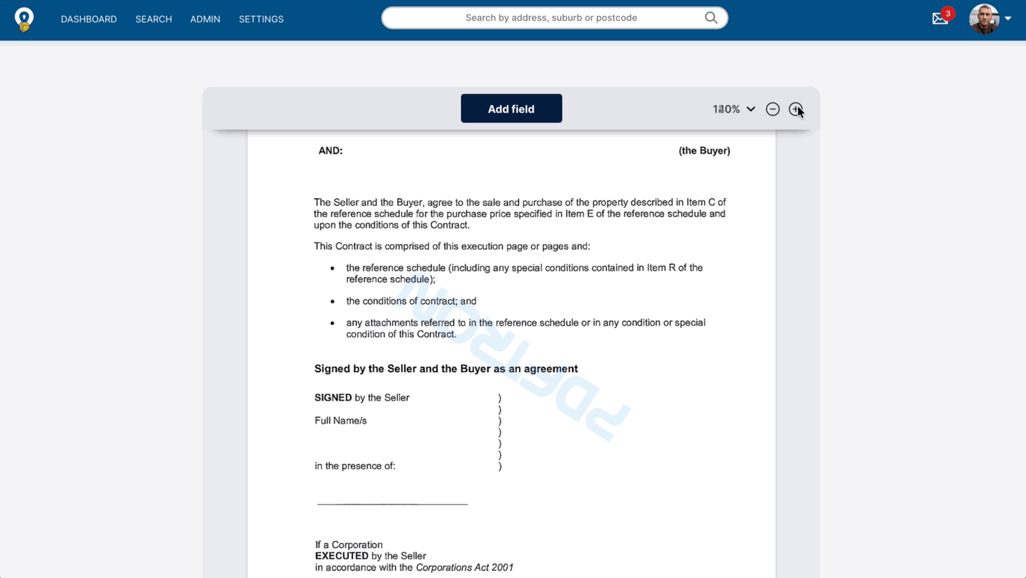video of how fields work in the app