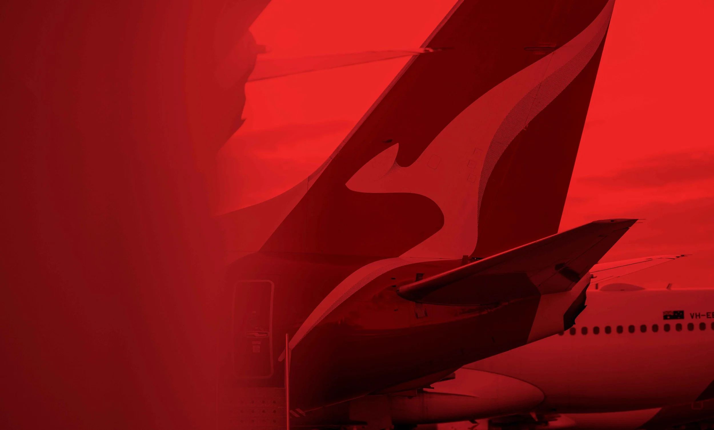 tail of an airplane
