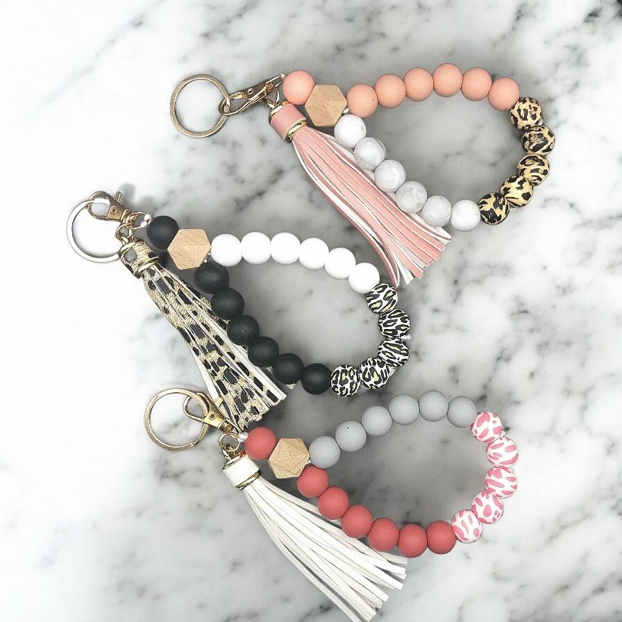 Silicone Keychain Bracelets