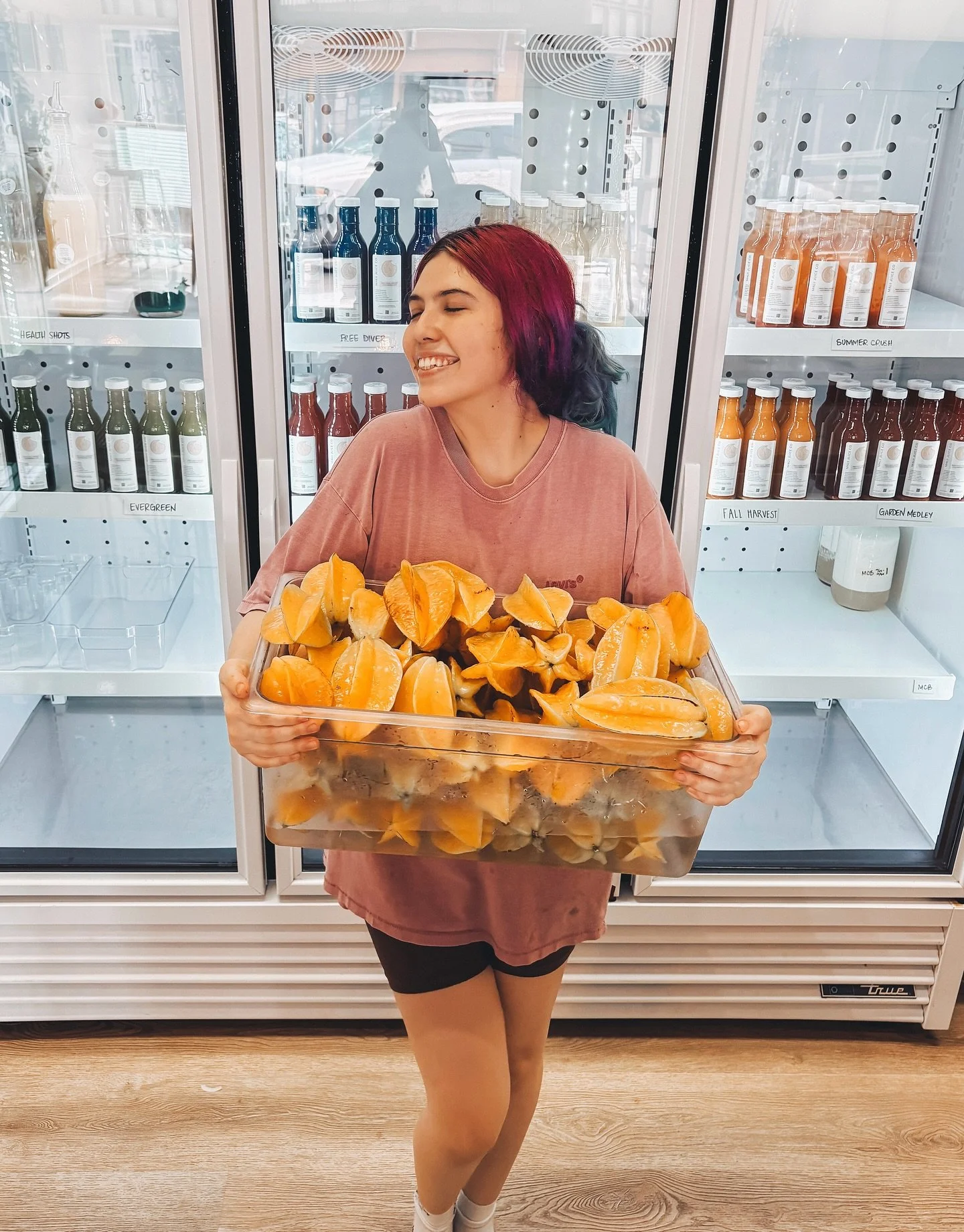 We might be low on pineapple, 
but starfruit be coming in hot! 🌟⭐️🌟

Just look at these gorgeous Grade A beauties from our Wailuku neighbors &mdash; pure island magic. These next batches of Supernova are going to be ones for the books! 💛

Starfrui