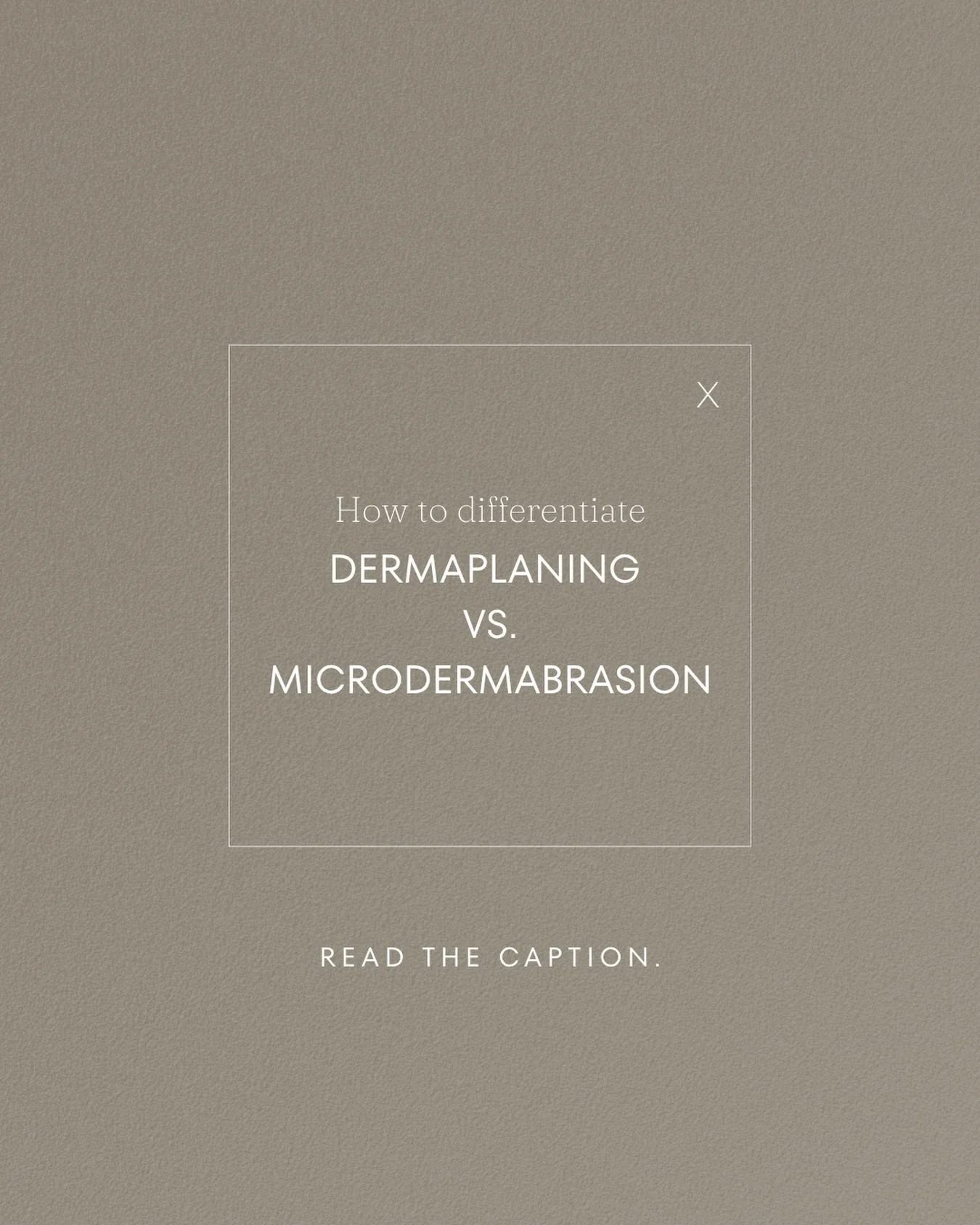 Both leave your skin glowing. But they&rsquo;re doing very different things👇🏽

Dermaplaning uses a surgical blade to physically remove dead skin and that fine facial hair (yes, the peach fuzz). Your skin feels instantly smoother, makeup sits better
