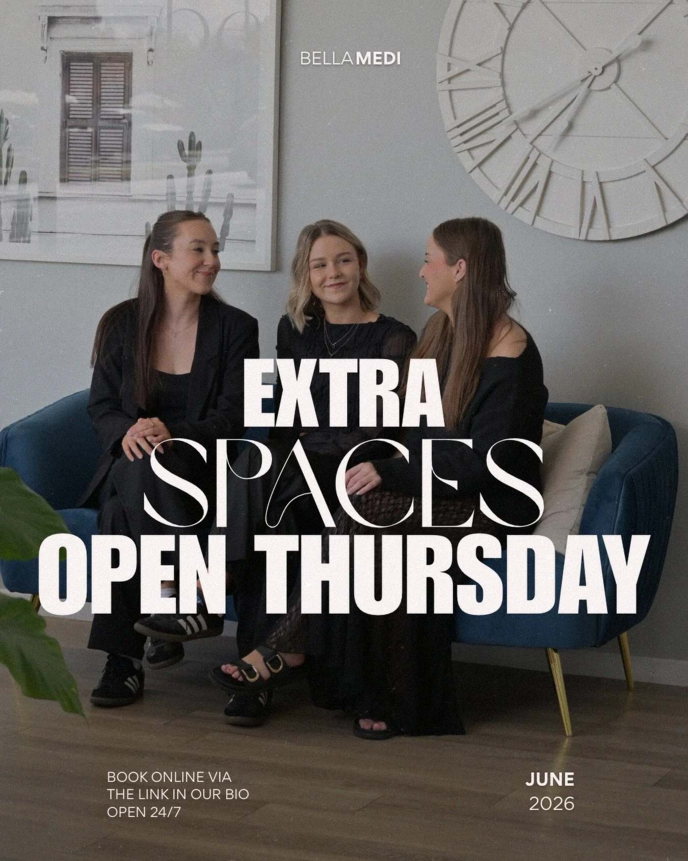 Ok thank you 🙏🏽 the Bella gals are busyyy this Thursday so we&rsquo;ve opened up extra spaces just for you!

Get that spot NOW, booking link in our BIO. 
FYI: we close at 2pm on Friday to enjoy an extra long weekend 🫶🏽🫶🏽🫶🏽

www.bellamedi.com.
