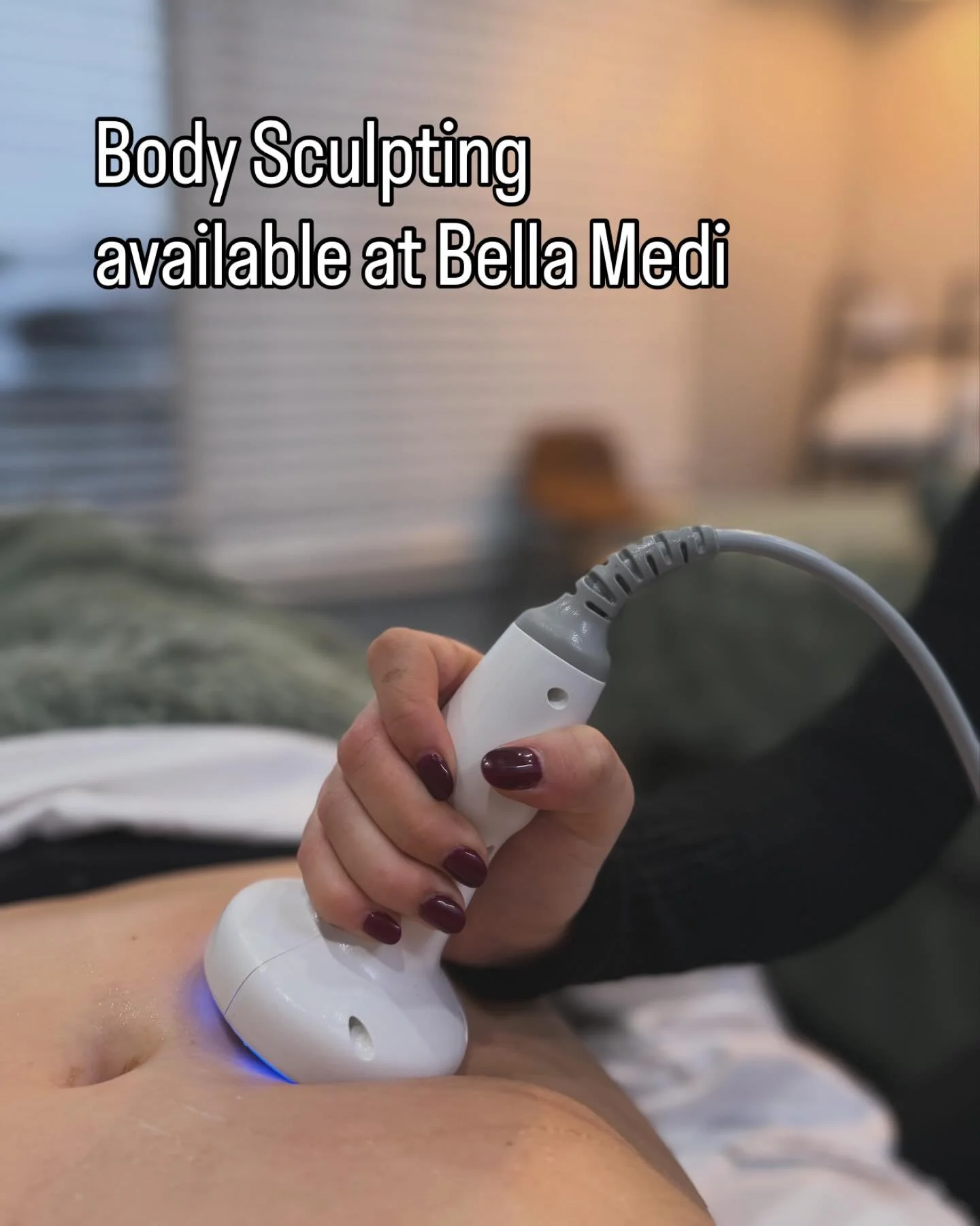 did you know we offer body sculpting options? for those stubborn areas that won&rsquo;t budge no matter what you do 👀

this session was fat cavitation combined with RF skin tightening. the cav breaks down the fat cells, the RF tightens and firms the