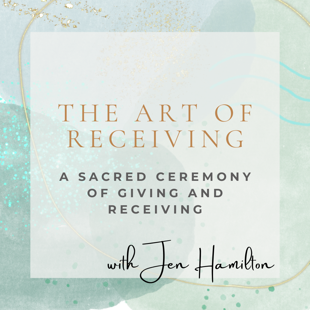 The Art of Receiving - Sunday 24th August - 2 - 4:30pm