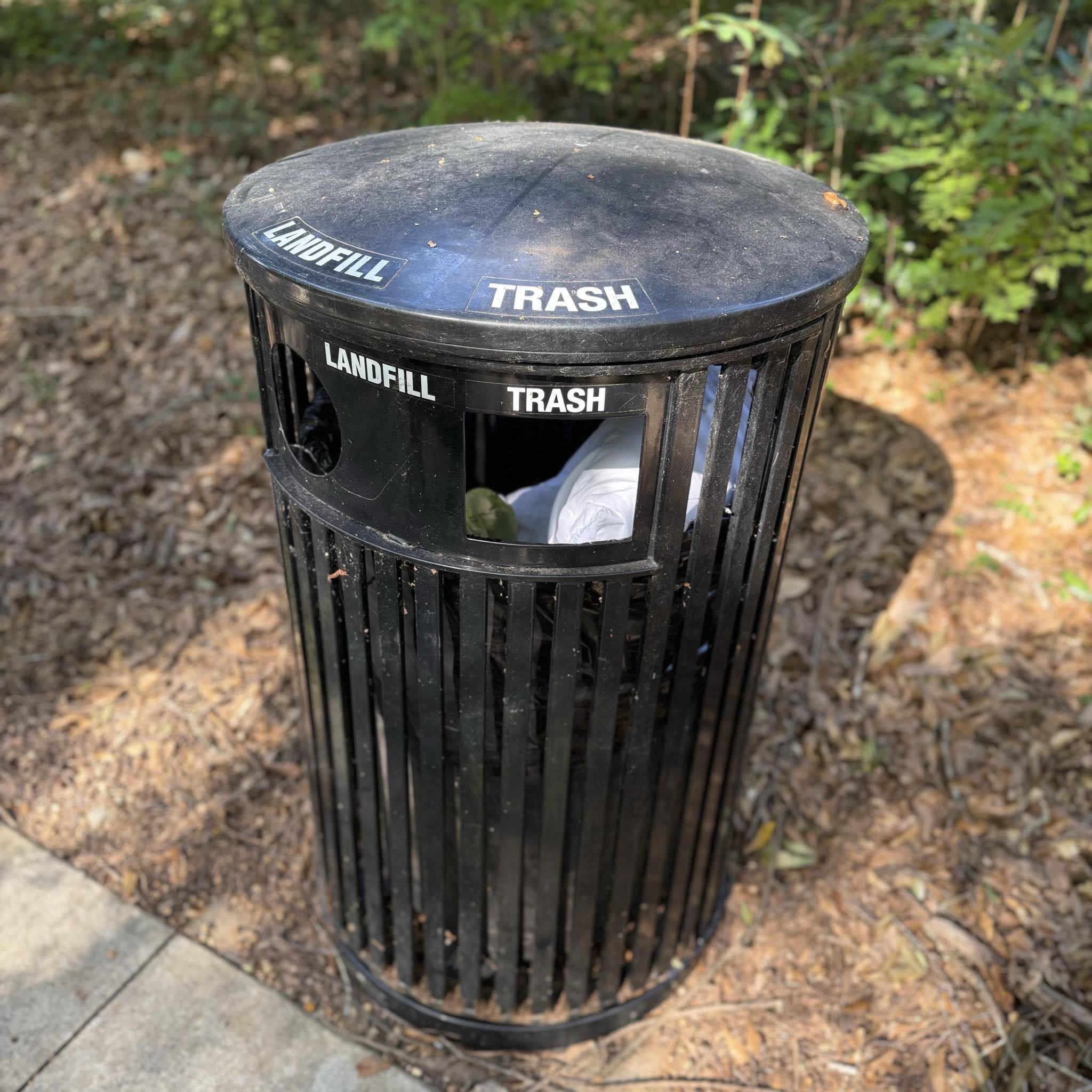 Good Samaritan Photo of Items Left in Park Trash after Santonio Coleman was taken to the hospital for care