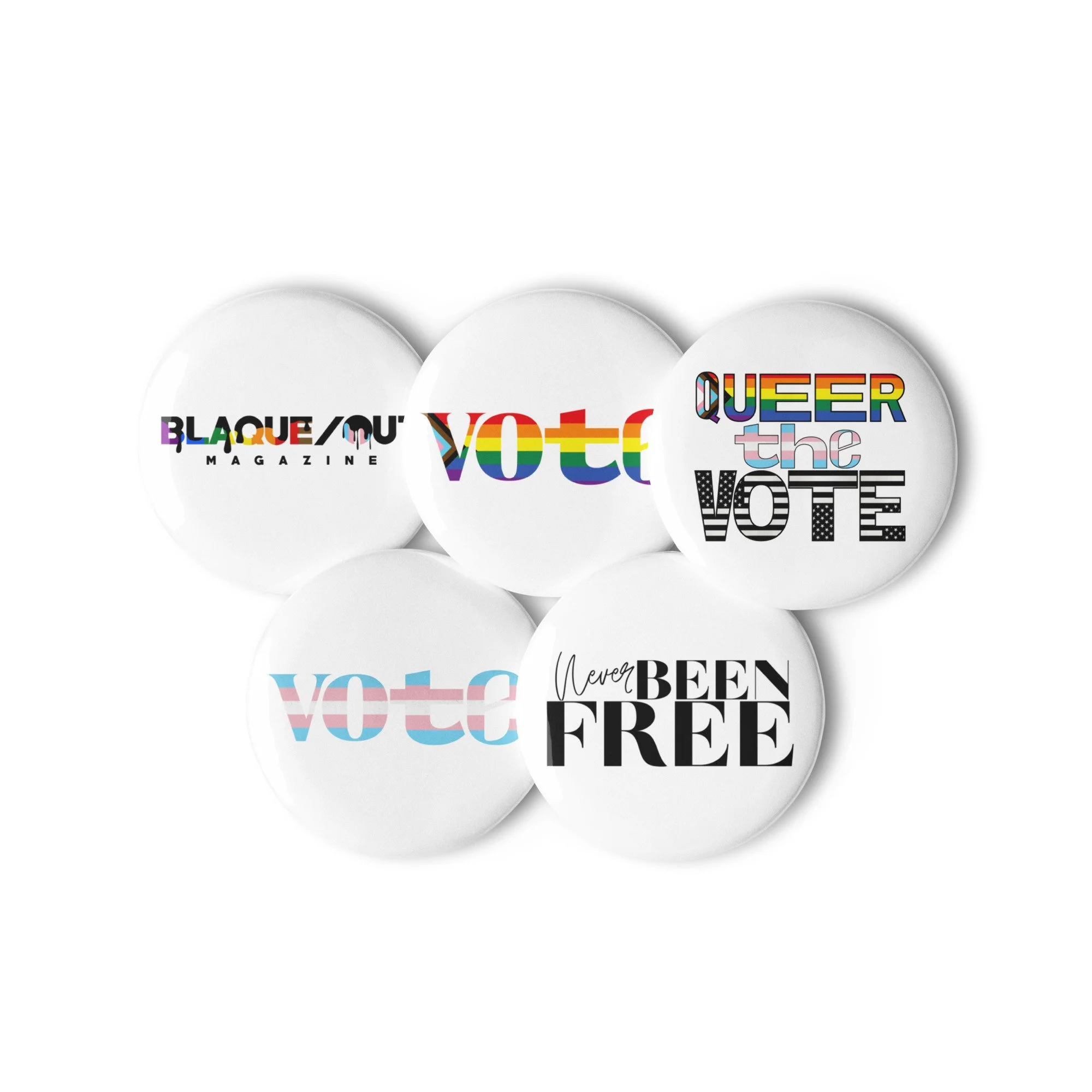 VOTE 2026 Set of pin buttons
