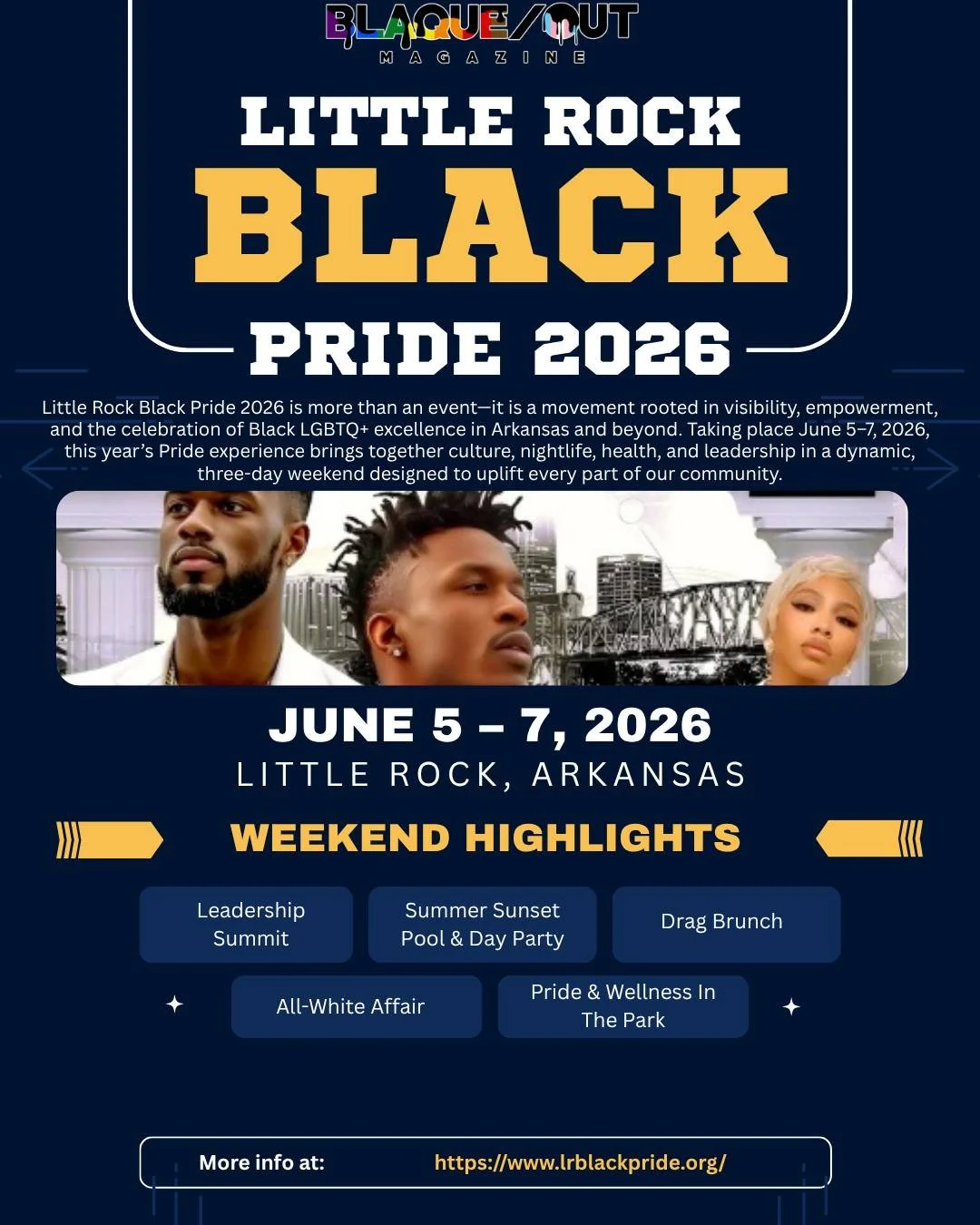 Prides save lives and Black Prides create belonging, celebrate community and amplify diversity!  Today we feature @blackpridelr

Read more in the May issue of Blaque/OUT Magazine: https://www.blaqueout.com/magazine