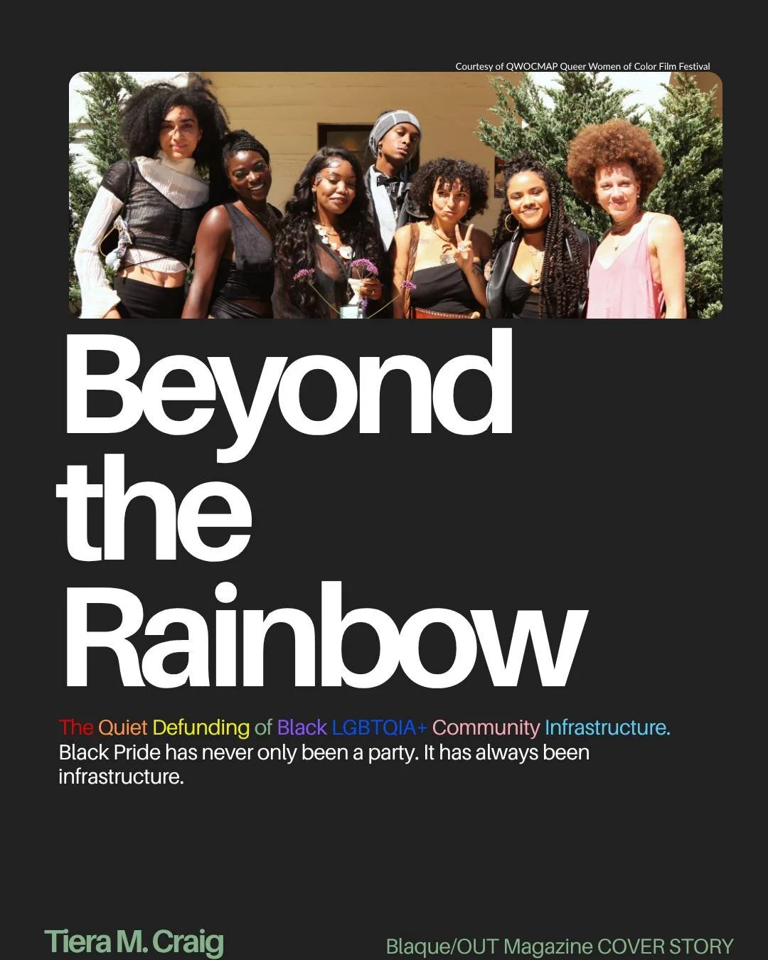 A piece by @tiera_craig from  the June issue of Blaque/OUT Magazine featuring interviews with Kenya Hutton of the Center for Black Equity &amp; @carmenjneely of @harlempridenyc ....

"...there&rsquo;s a version of Pride the world recognizes inst