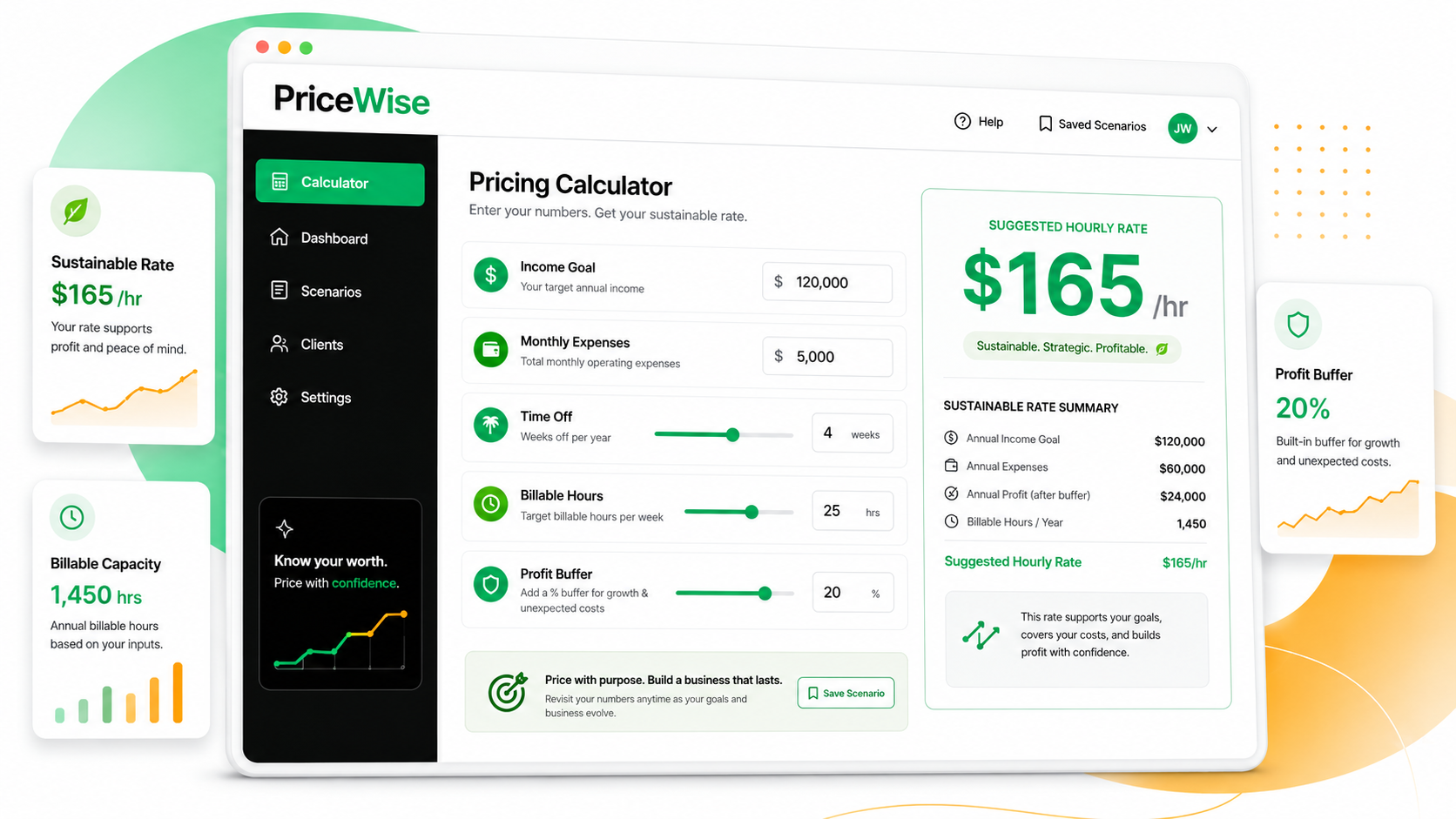 Pricing calculator