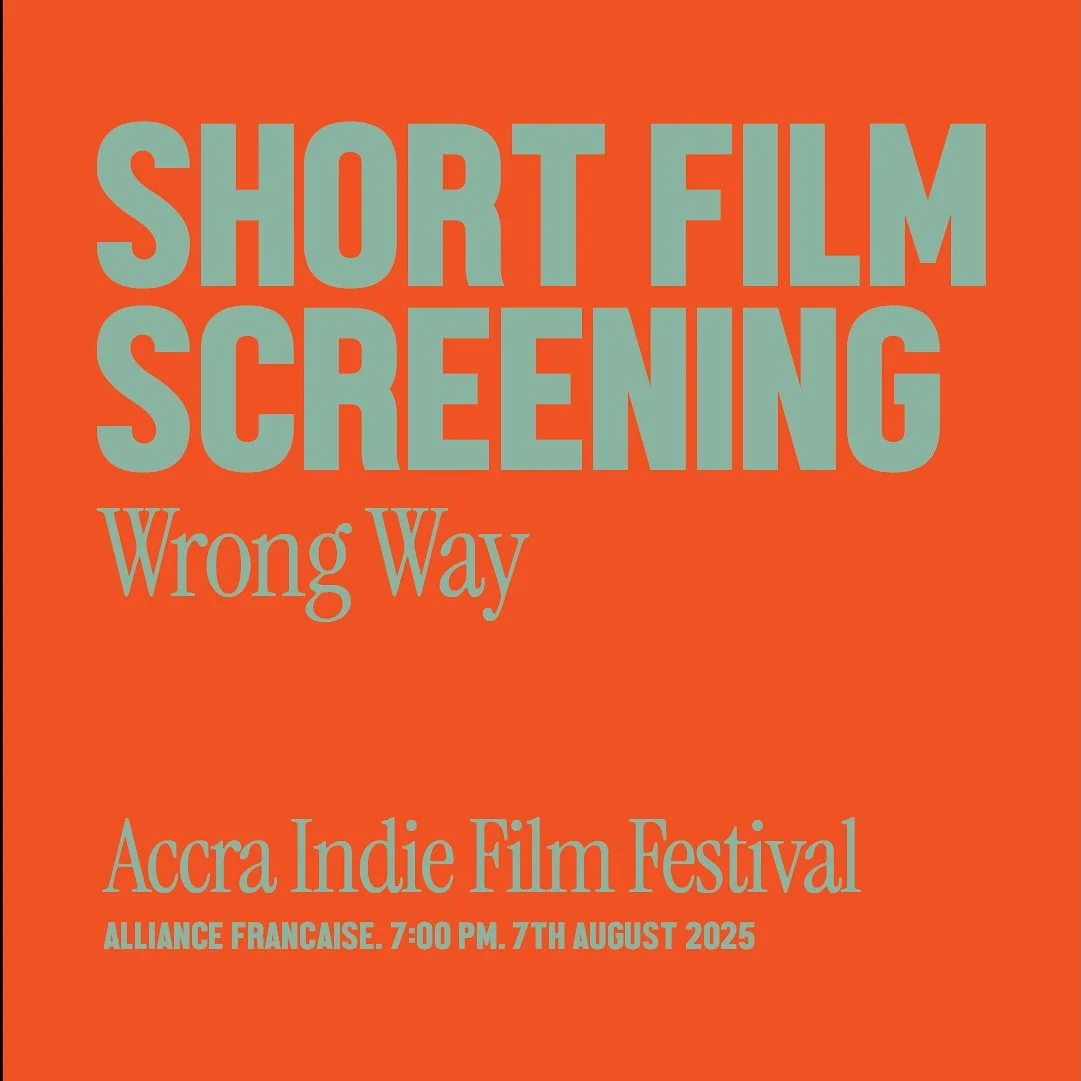 We are pleased to announce tha our short film &ldquo;Wrong Way&rdquo; is showing at @accraindiefilmfest. Come interact with the Crew &amp; Cast. 

#filmbybravado #shortfilm #screening #accraindiefilmfestival #supportindiefilm