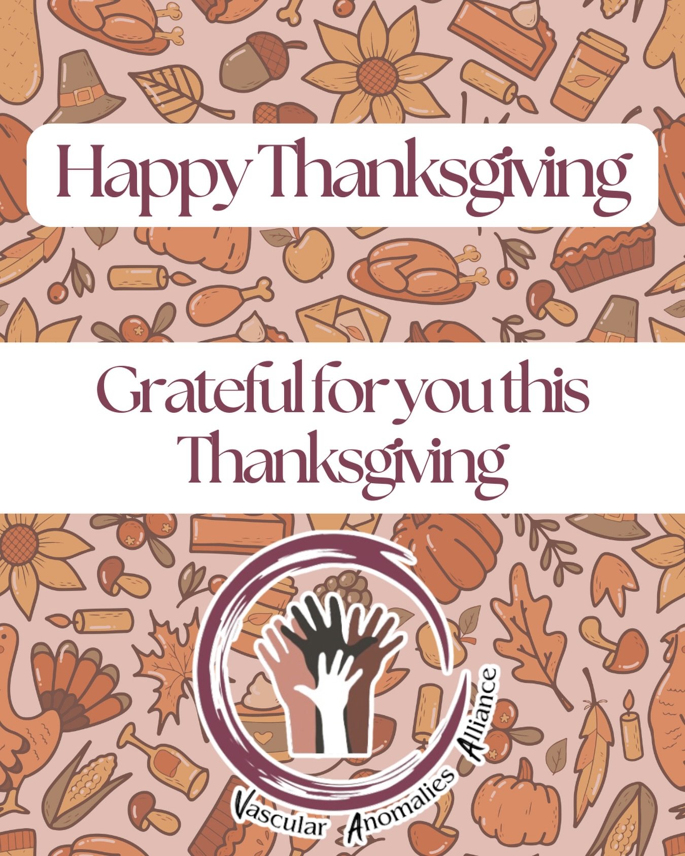 🤍🤎🧡Feeling extra grateful this year for all of your support. With your help, we are well on our way to fulfilling our mission to REACH our community and beyond! 🧡🤎🤍 #vascularally