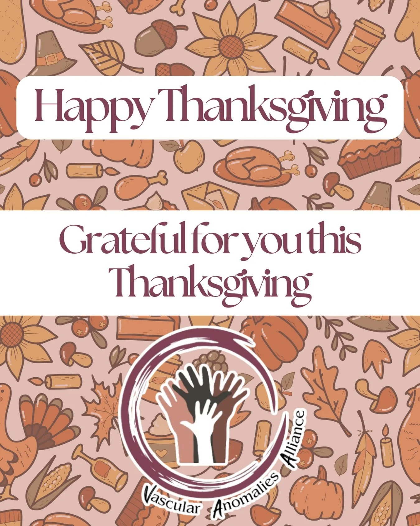🤍🤎🧡Feeling extra grateful this year for all of your support. With your help, we are well on our way to fulfilling our mission to REACH our community and beyond! 🧡🤎🤍 #vascularally