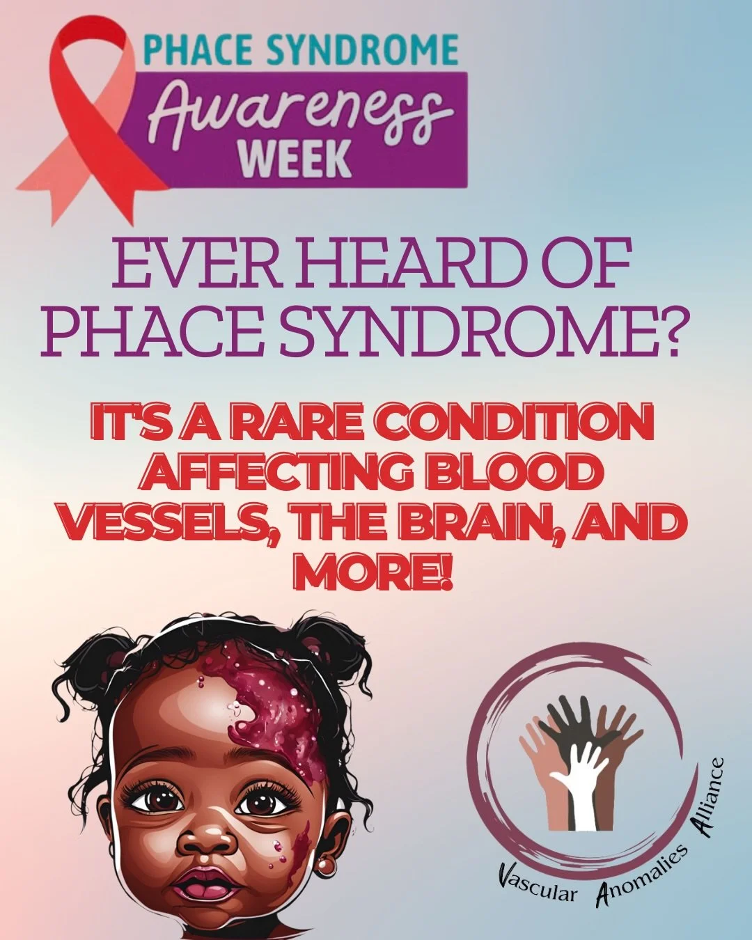 ❤️It&rsquo;s PHACE syndrome awareness week! 📣 Join us in spreading awareness and sharing your story. Tag us so we can connect you with other members of the @phacesyndromecommunity 🫶