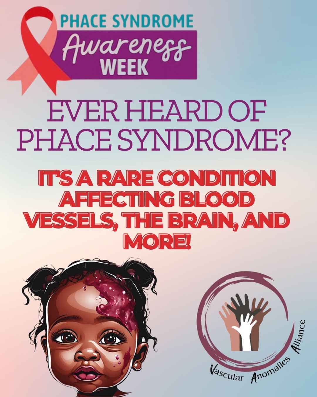 ❤️It&rsquo;s PHACE syndrome awareness week! 📣 Join us in spreading awareness and sharing your story. Tag us so we can connect you with other members of the @phacesyndromecommunity 🫶