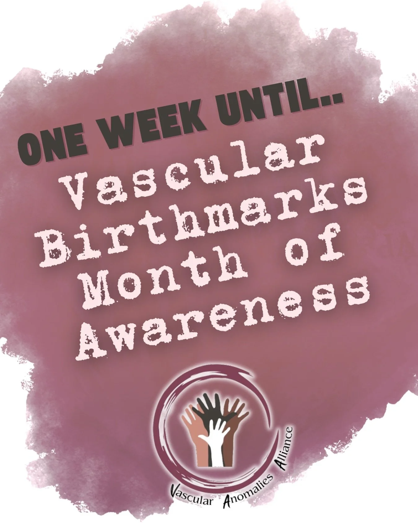 We are one week away! How are you going to help spread awareness this May? 📣 🌎  #vascularally