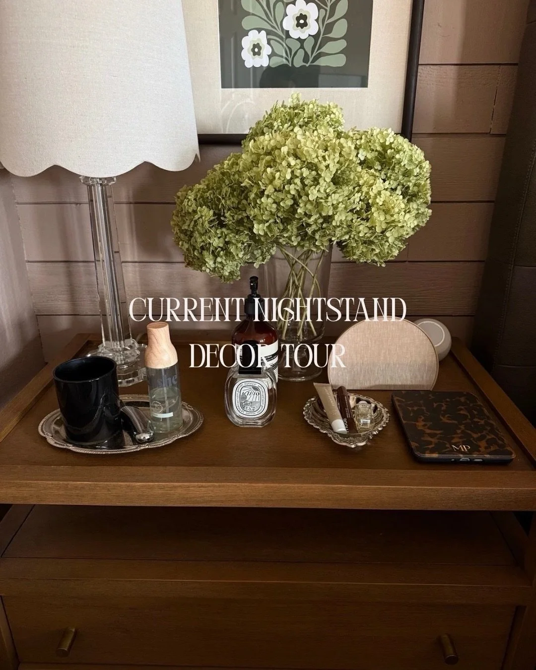 My current nightstand setup for January 🖤 of course I need extra lotion &amp; lip balm for these very dry days in Colorado! Comment DECOR below to receive a DM with the link to this post on my LTK ⬇ https://liketk.it/5KKKB #nightstandstyling #nights