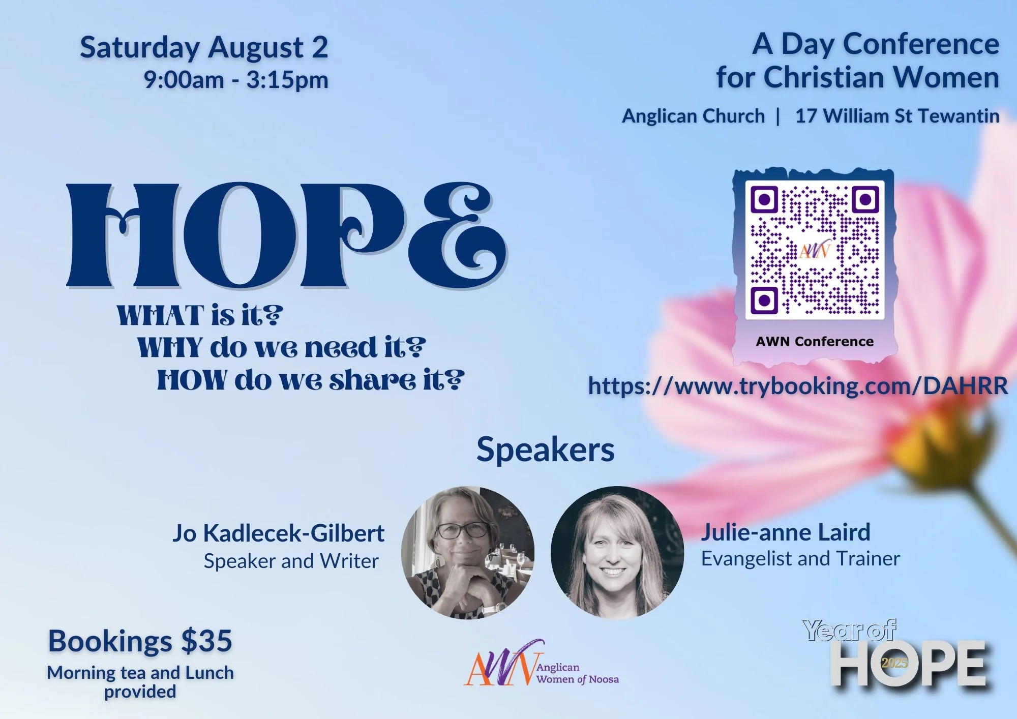 Womens Hope Conference Sat 2 Aug 2025 Tewantin